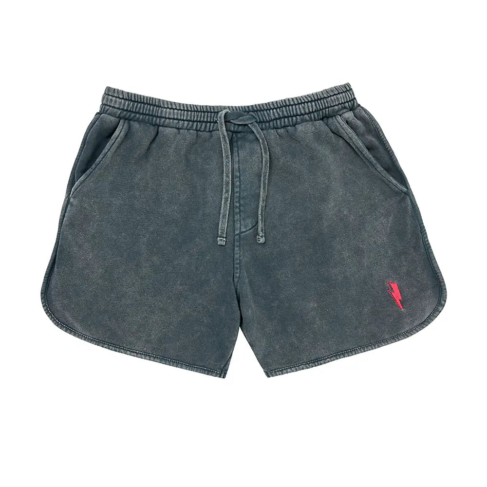 Kids Washed Black Shorts Scamp & Dude
