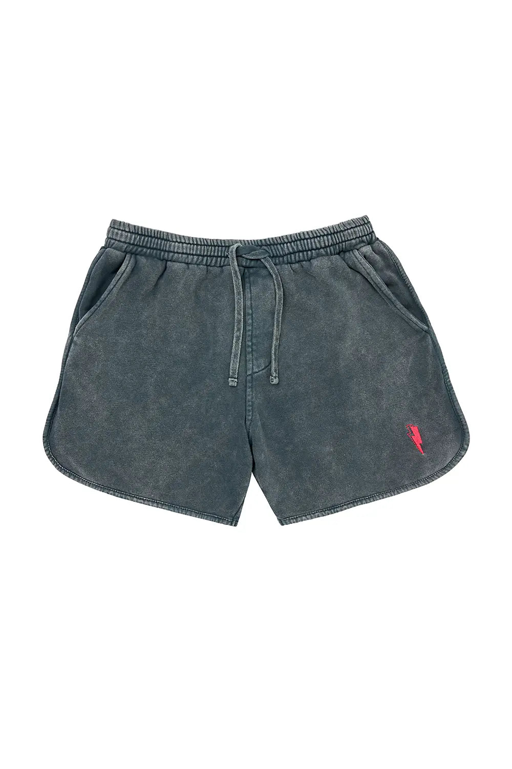 Kids Washed Black Shorts Scamp & Dude