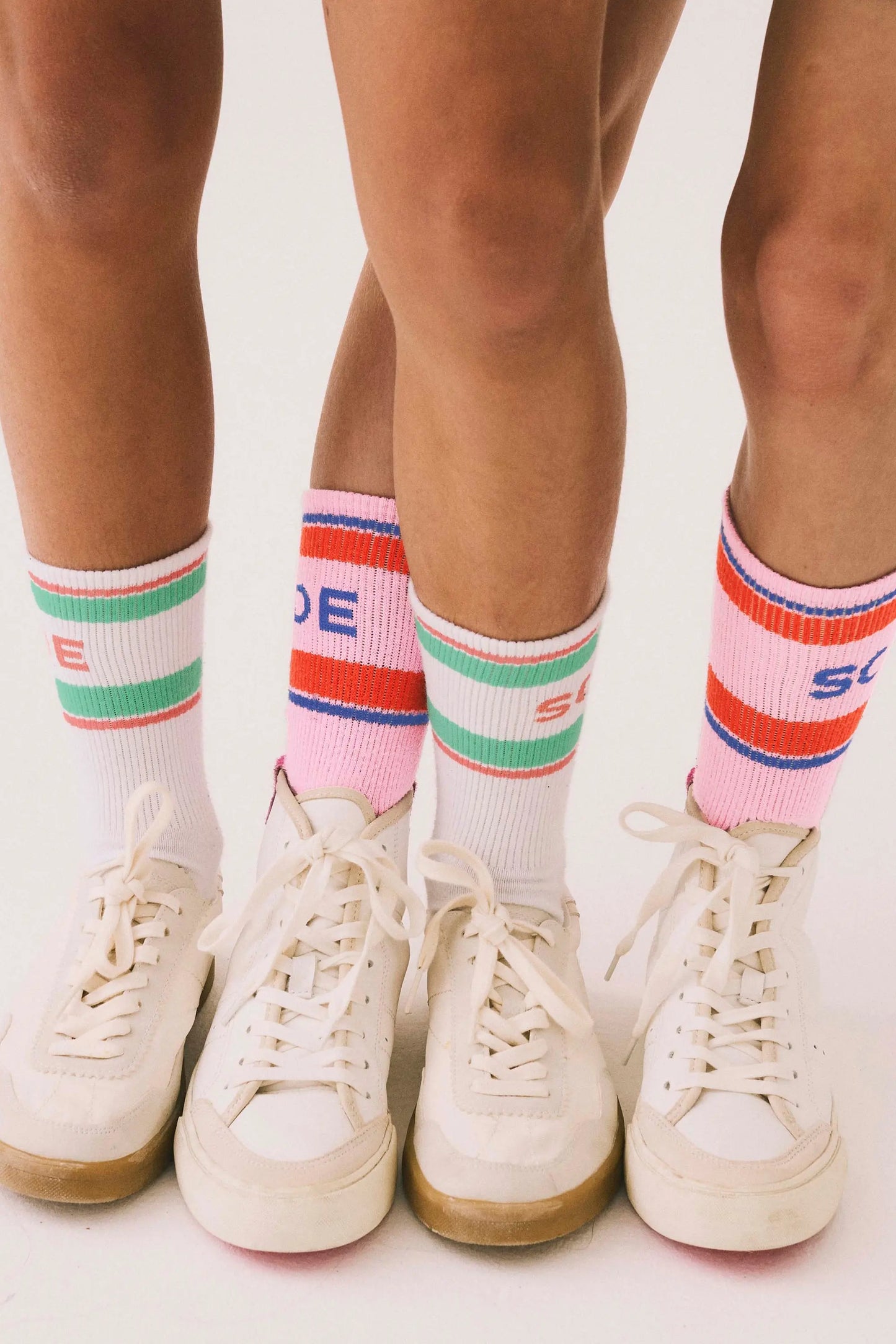 Kids White Sport Socks Scamp & Dude