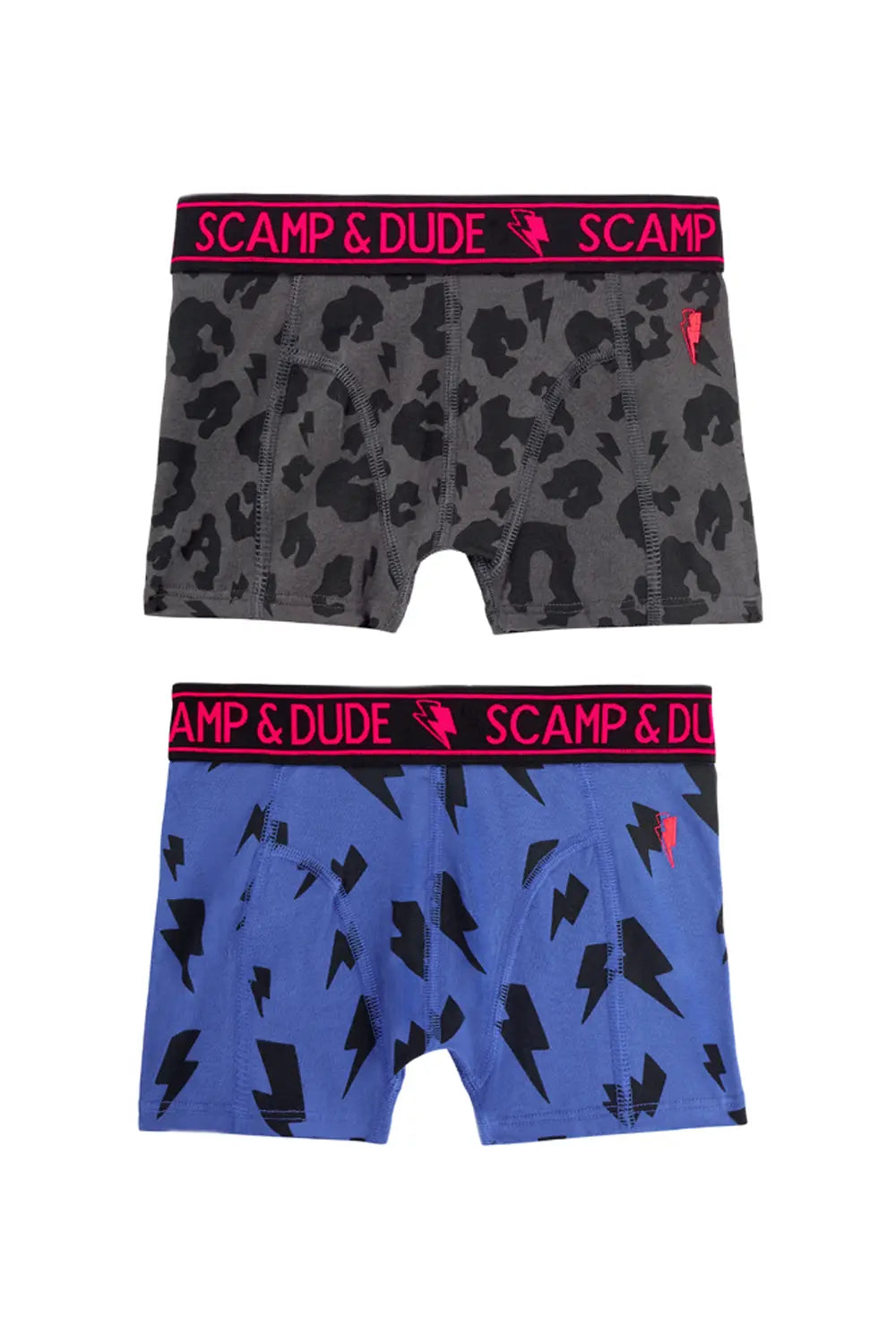 Kids 'Lucky Pants' Charity Boxers Scamp & Dude
