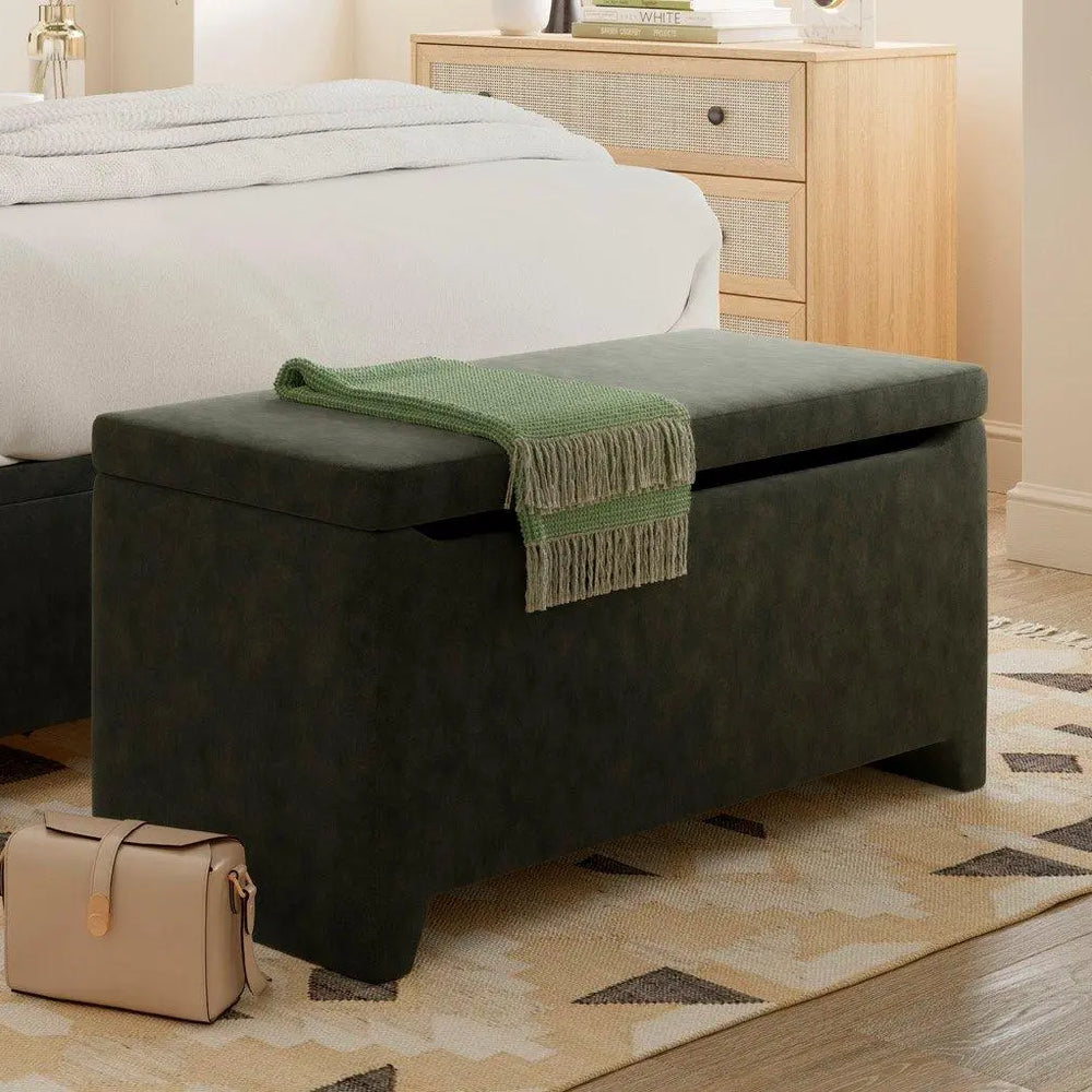 Kimberley Blanket Box - Green Dreams