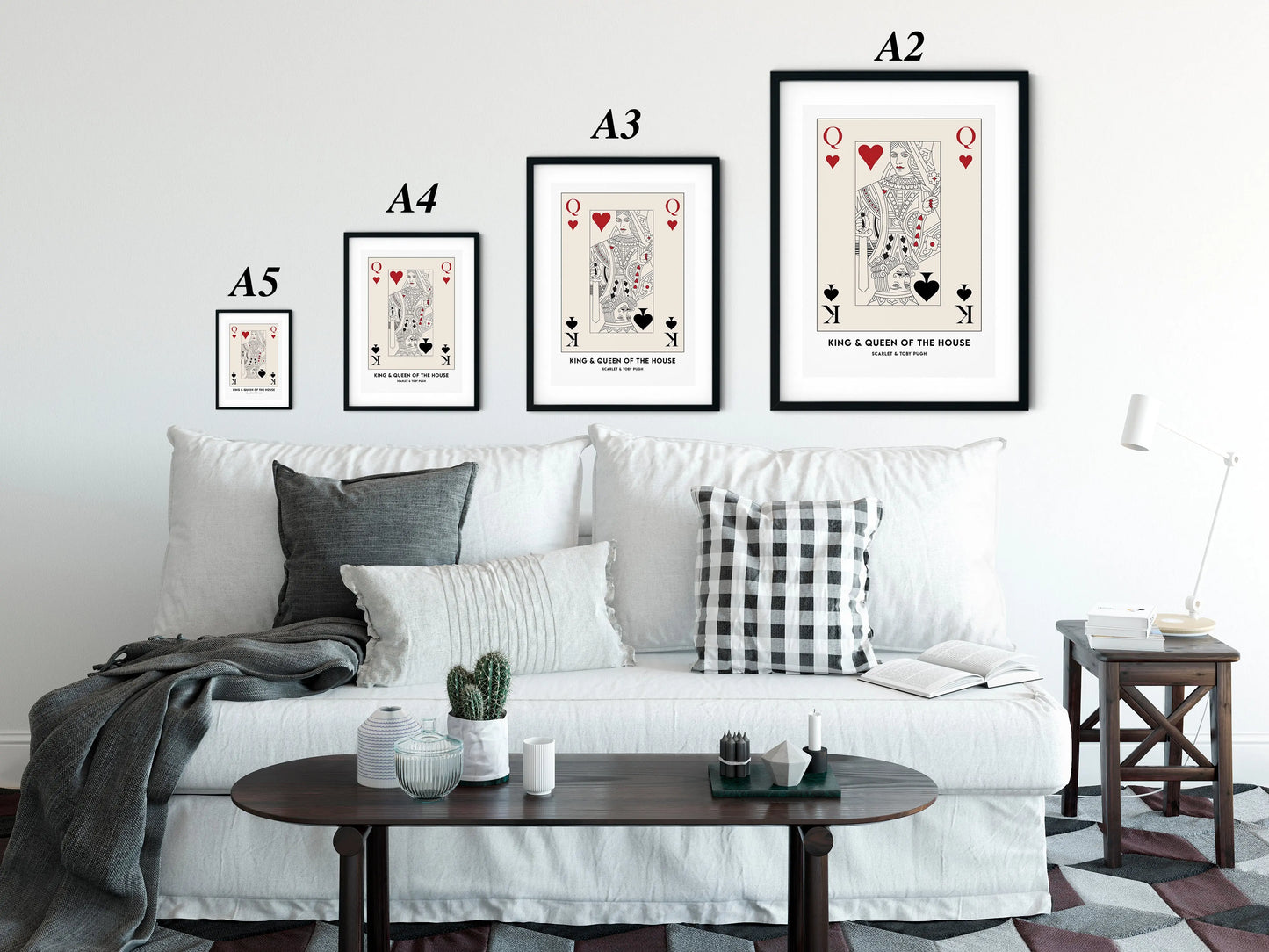 King & Queen of the House Travel art by SAX Doodle