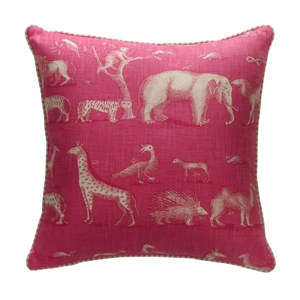 Kingdom Paradise, Sustainable Feather, Cushion Eco-conscious & Linen Blend & Viscose Blend Animal Andrew Martin