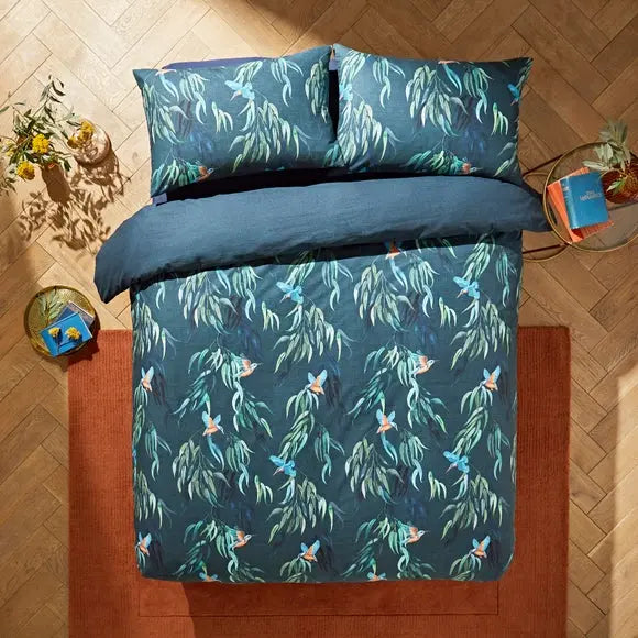 Kingfisher Duvet Cover & Pillowcase Set Dunelm