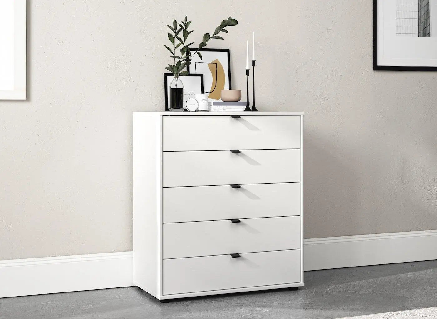 Kirkpatrick 4-Drawer Chest - White Dreams