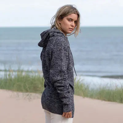 Knitted Recycled Hoodie Earth Wardrobe