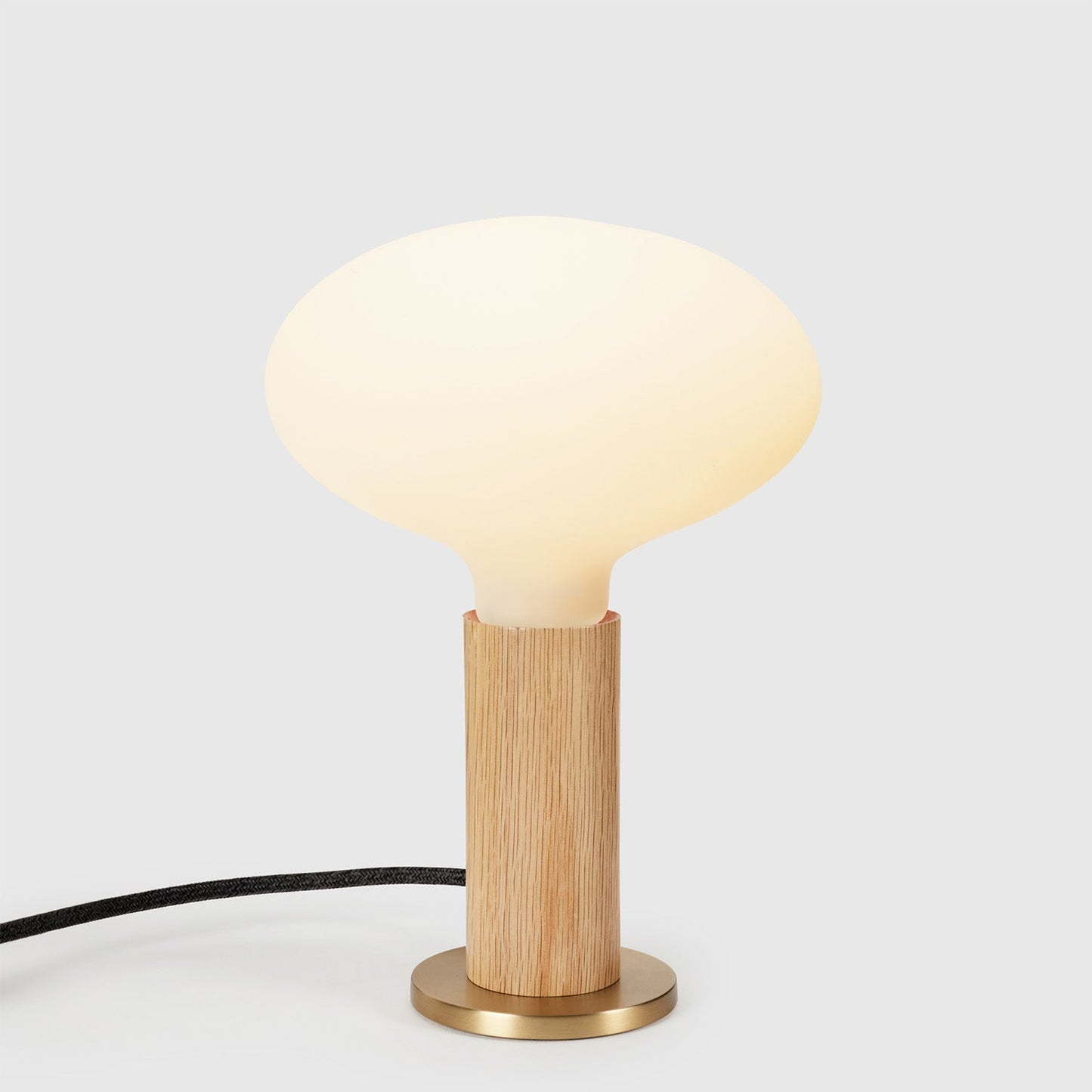 Knuckle Table Lamp in Oak + Oval Tala