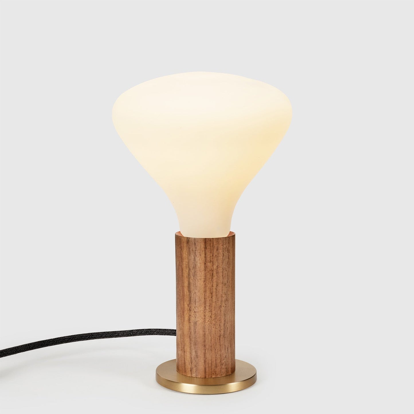 Knuckle Table Lamp in Walnut + Noma Tala