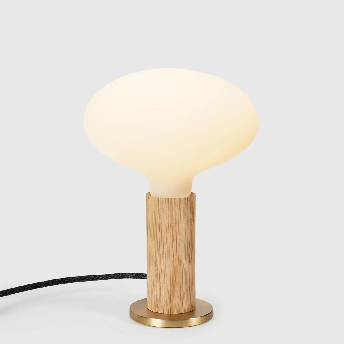 Knuckle Table Lamp in Oak + Oval Tala