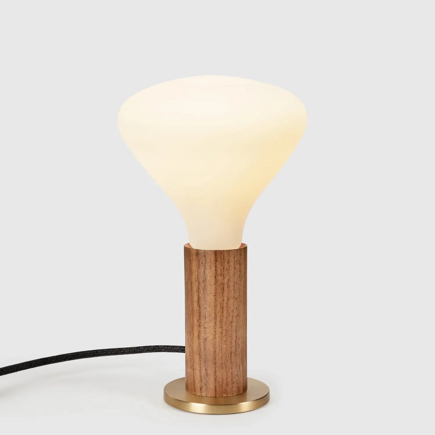 Knuckle Table Lamp in Walnut + Noma Tala