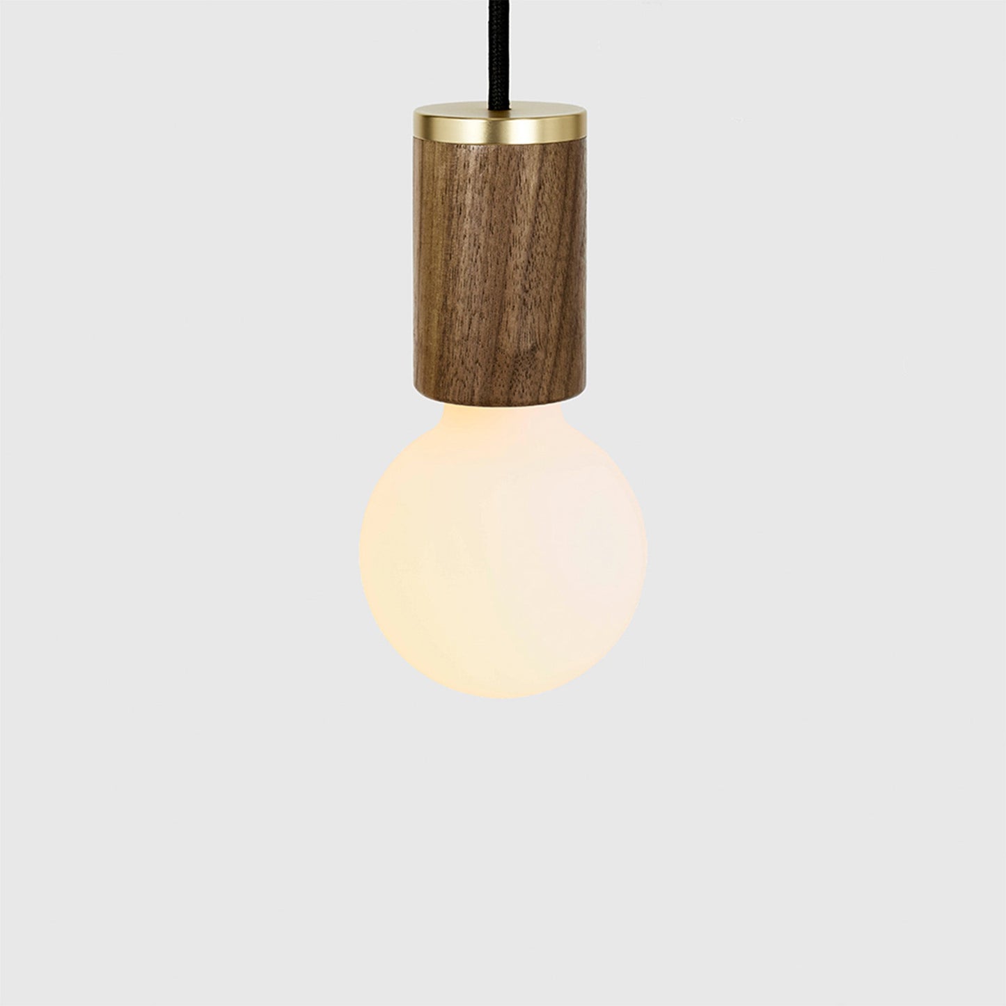 Porcelain II Pendant Light in Walnut Tala