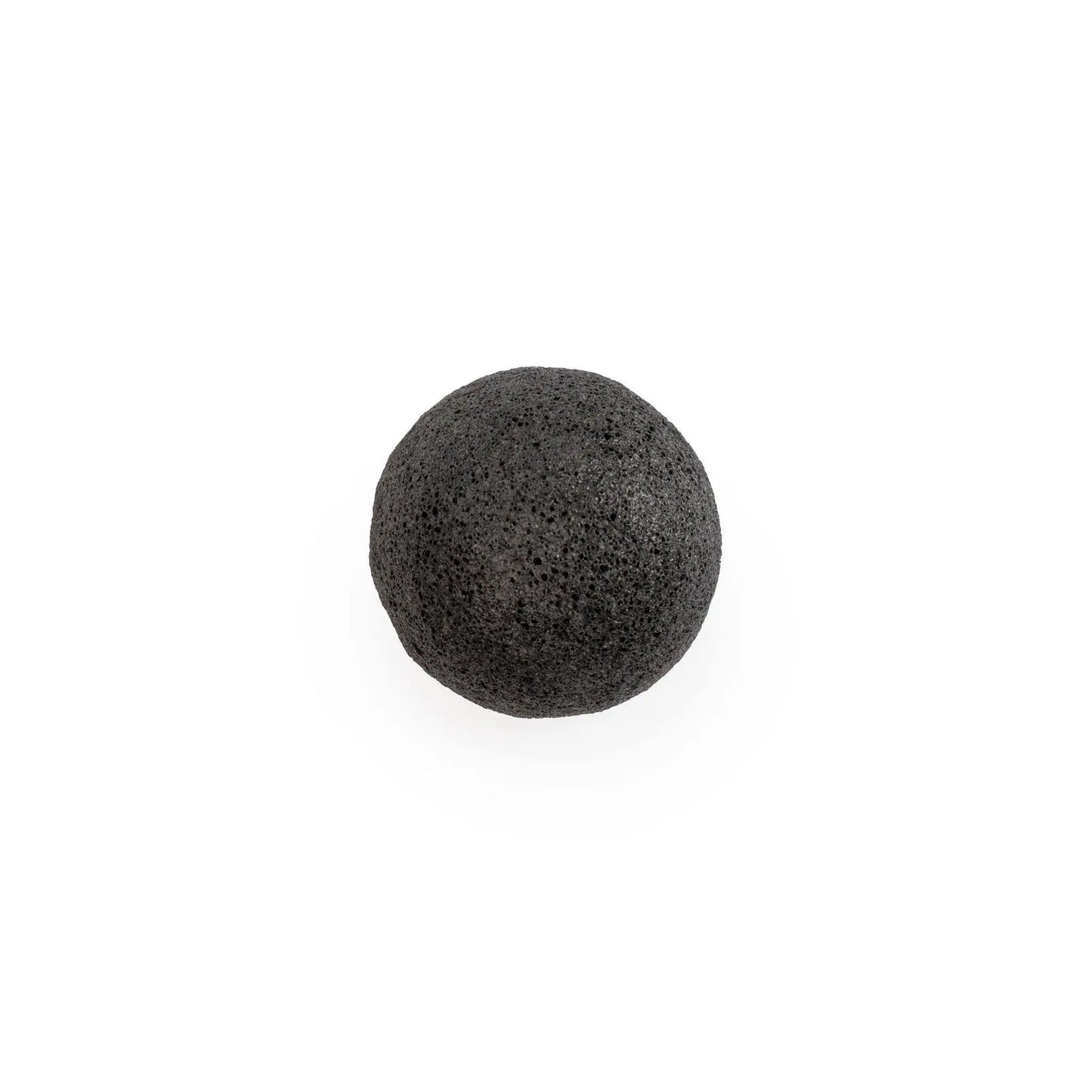 Konjac Sponge Charcoal - Natural Exfoliating Sponge for Facial Deep Cleansing Eco Bath London