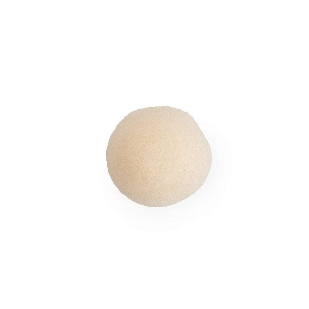 Konjac Sponge Natural White - Natural Exfoliating Sponge for Facial Deep Cleansing, Gentle Face Cleansing Facial Sponge Eco Bath London