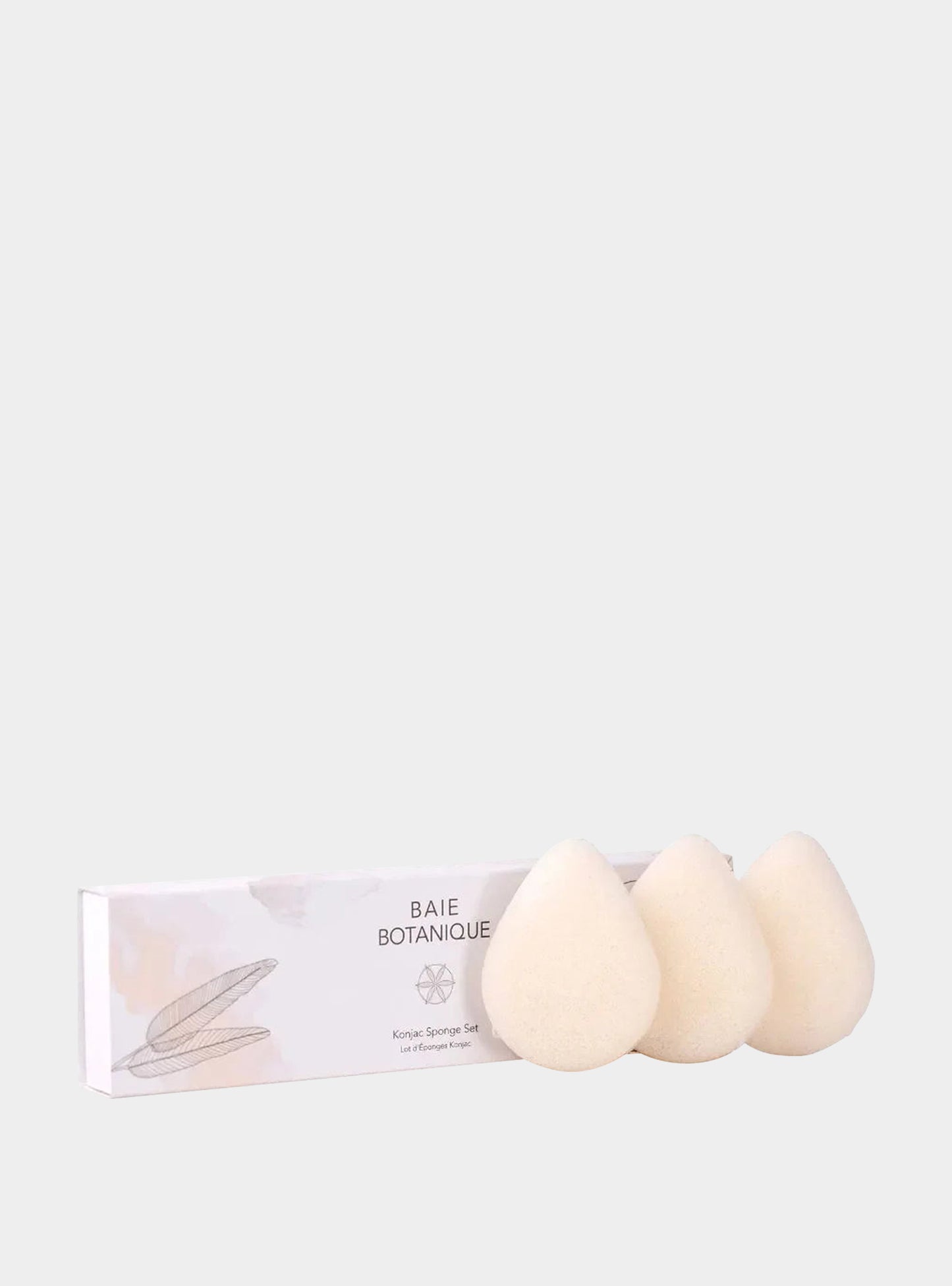 Konjac Sponge Set of 3 Baie Botanique