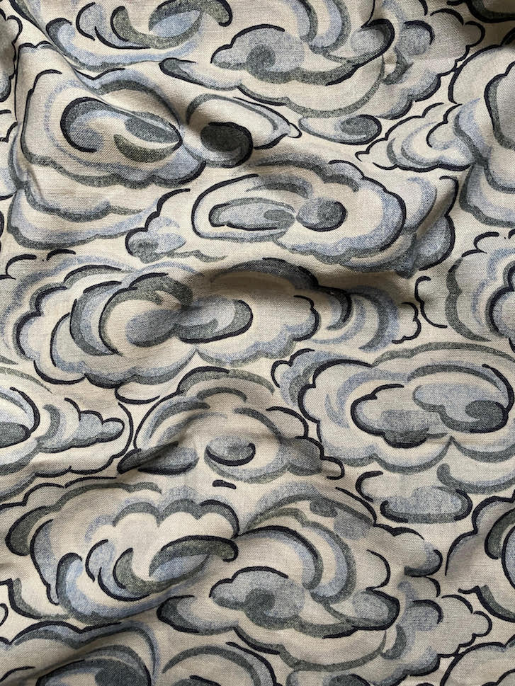 Kumo Clouds - Fabric Print~Sisters