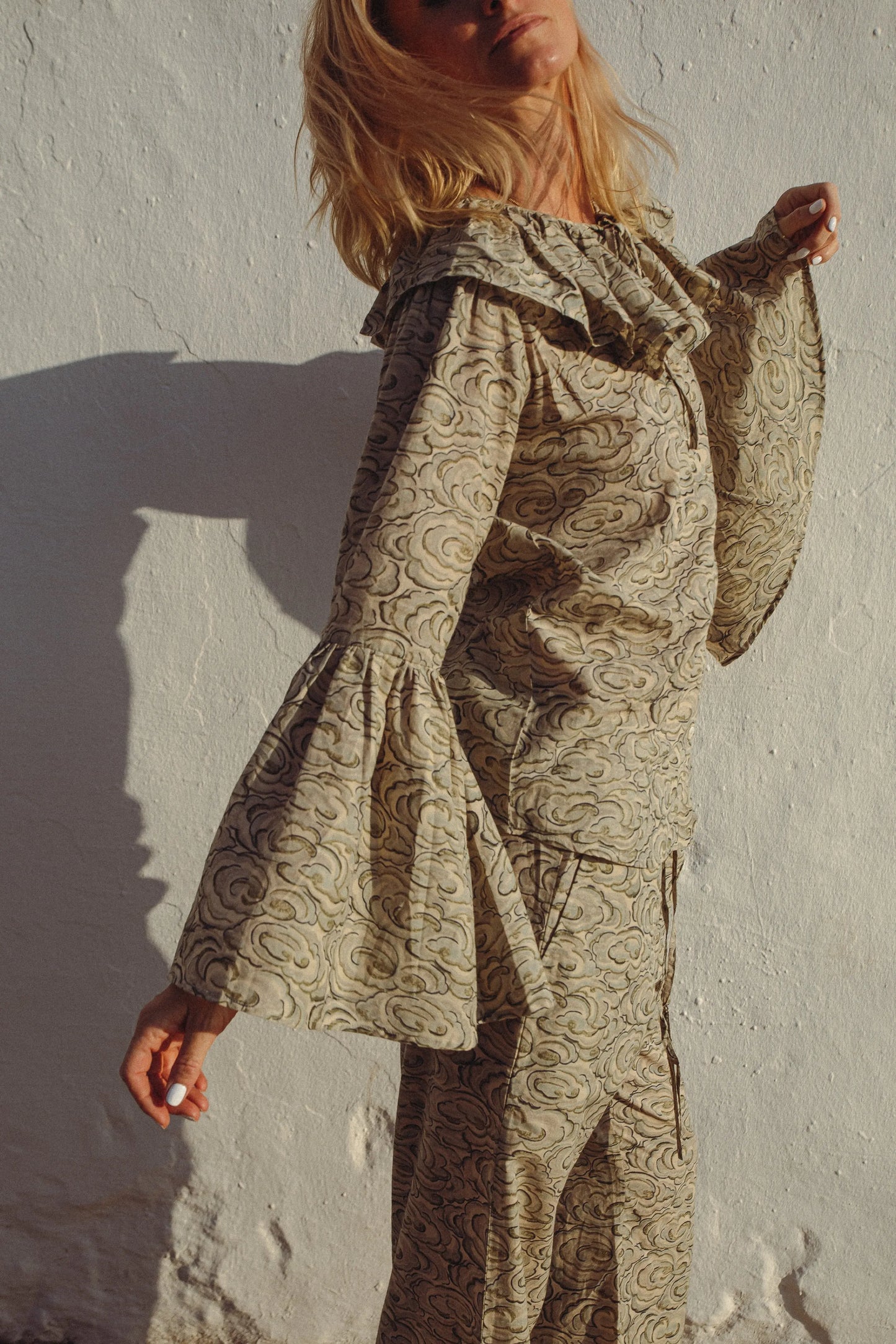 Kumo Clouds Two Piece Set  - Print Sisters Loungewear Print~Sisters