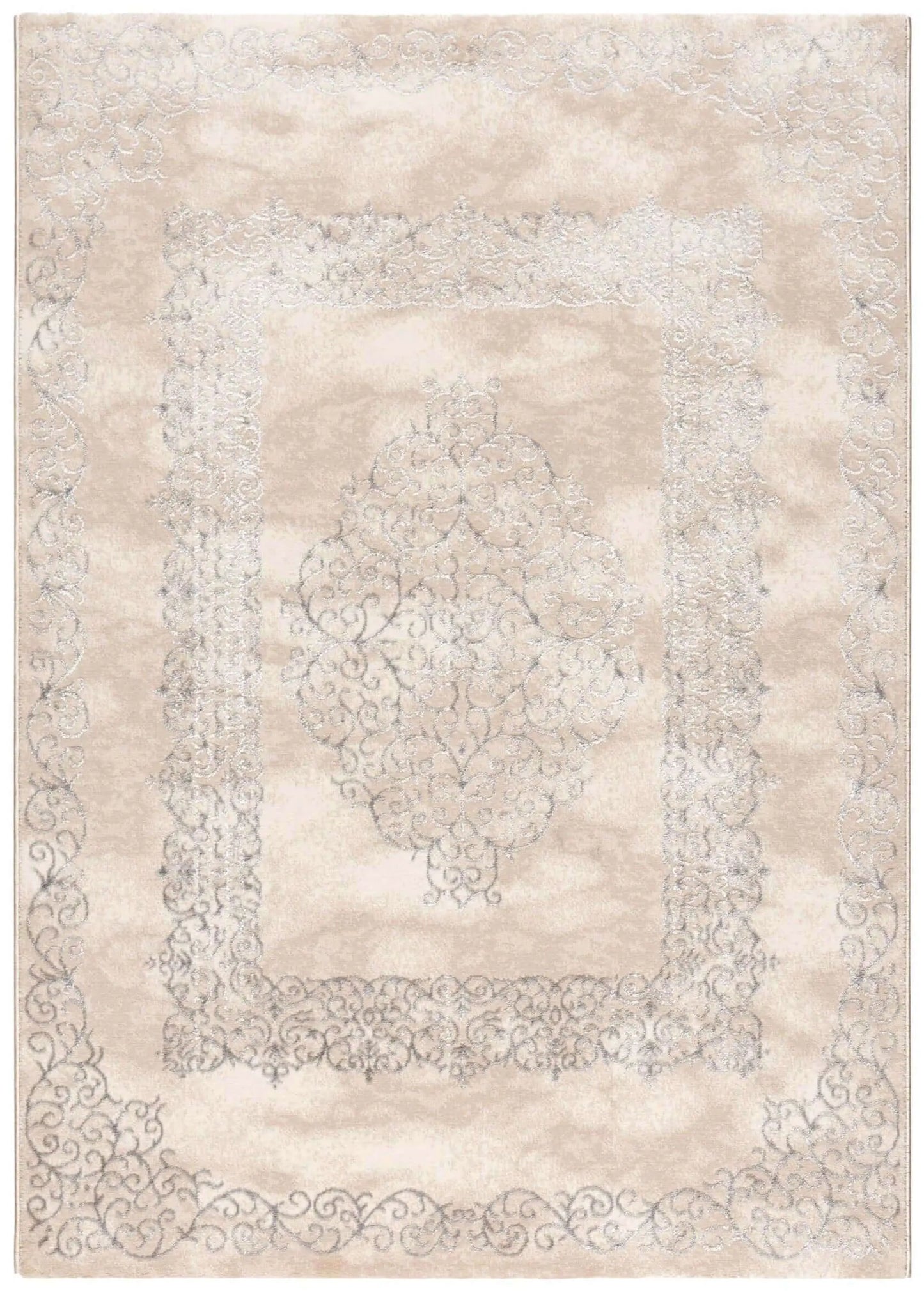 LARA Modern Beige Rugs | 704C The Rugs