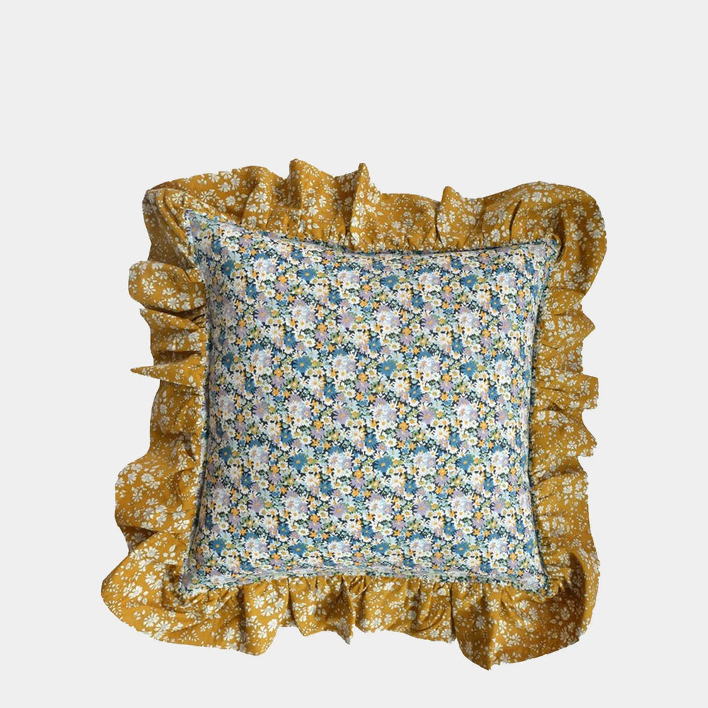 LIBBY & CAPEL Liberty Ruffle Cushion Coco & Wolf