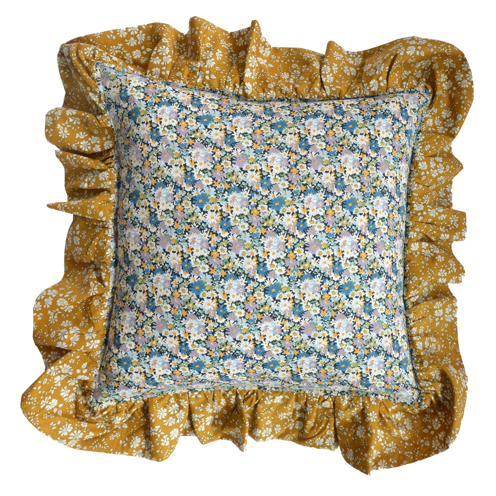 LIBBY & CAPEL Liberty Ruffle Cushion Coco & Wolf