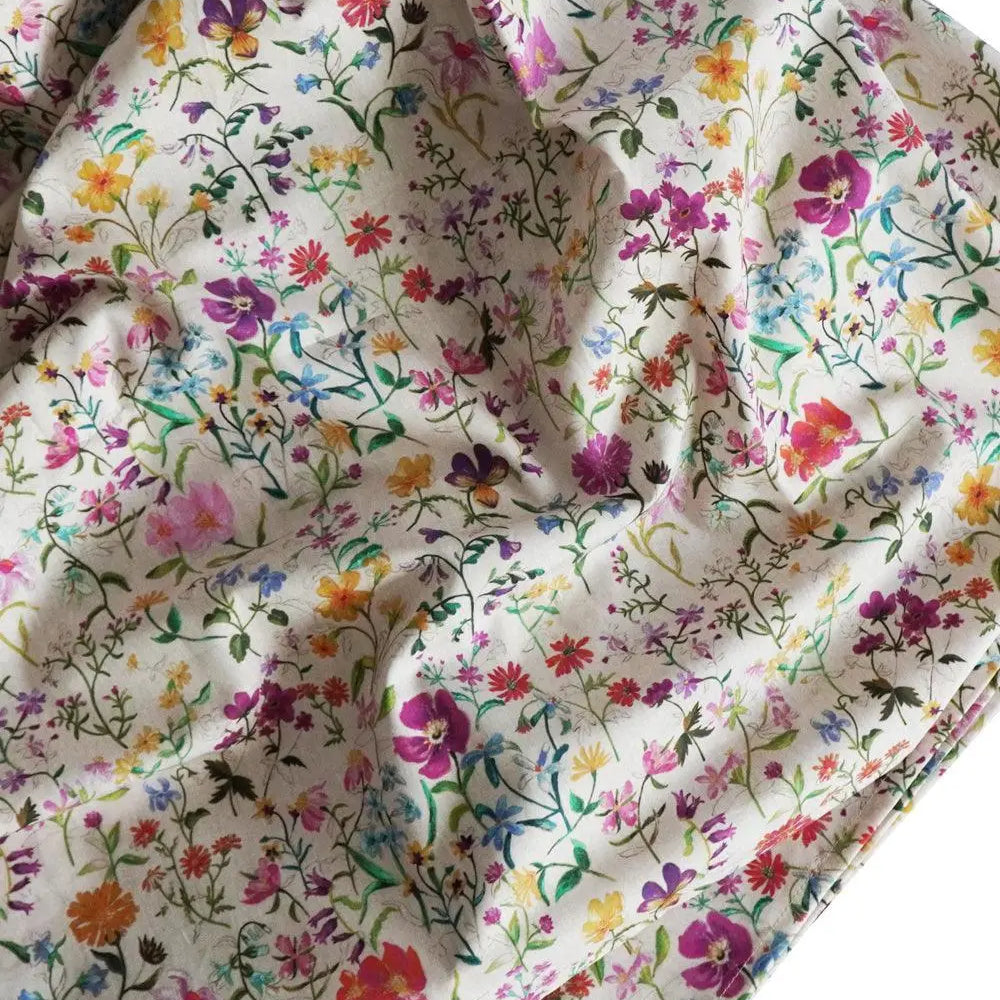 LINEN GARDEN Liberty Flat Top Sheet Coco & Wolf