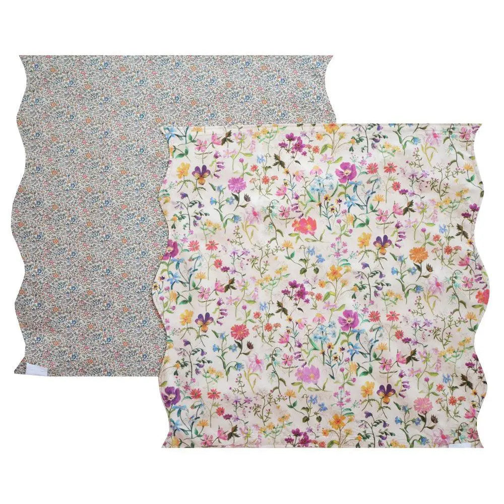 LINEN GARDEN Liberty Reversible Wavy Napkin Set Coco & Wolf
