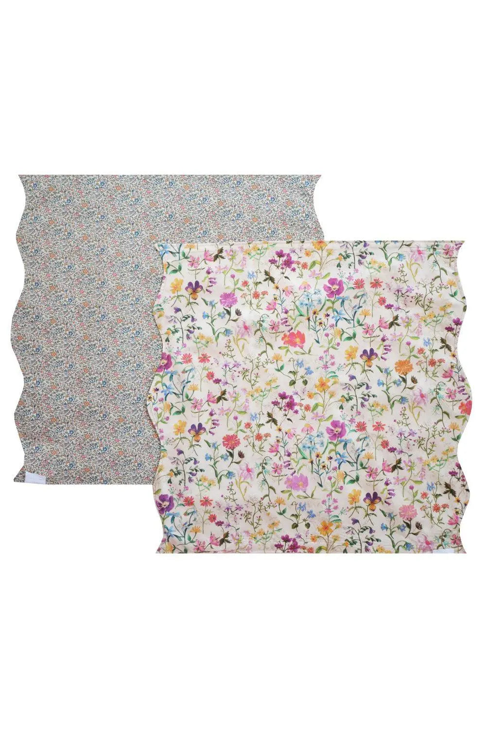 LINEN GARDEN Liberty Reversible Wavy Napkin Set Coco & Wolf