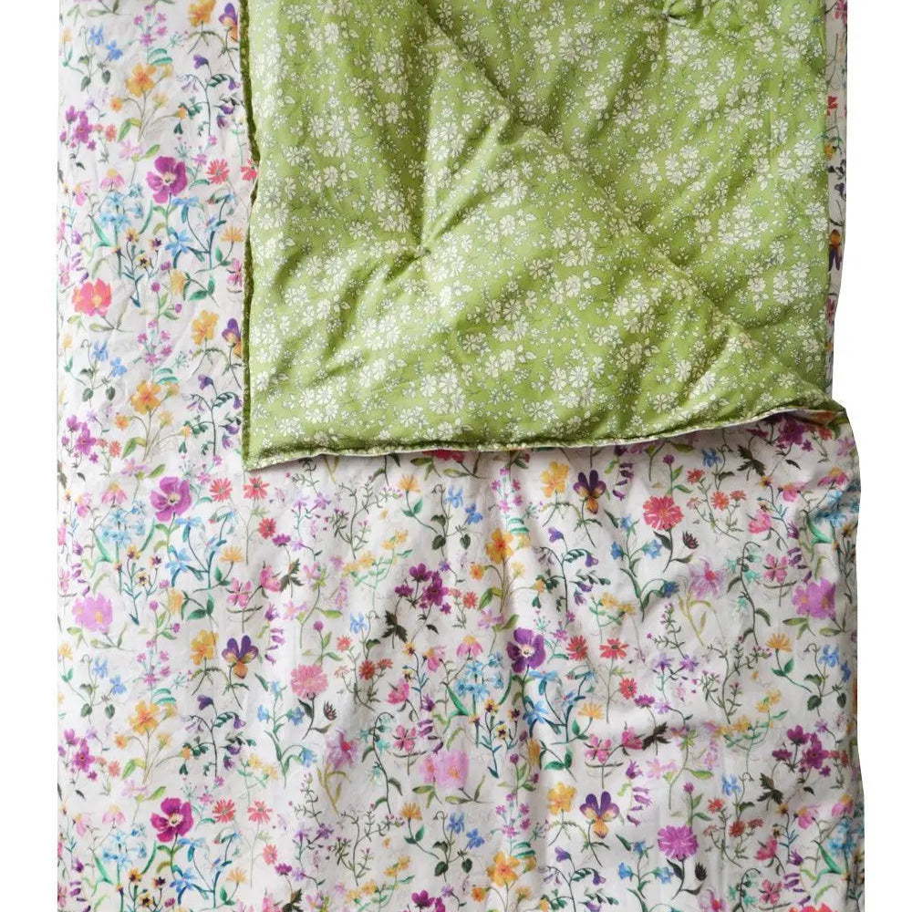LINEN GARDEN & CAPEL PISTACHIO Liberty Reversible Heirloom Quilt Coco & Wolf