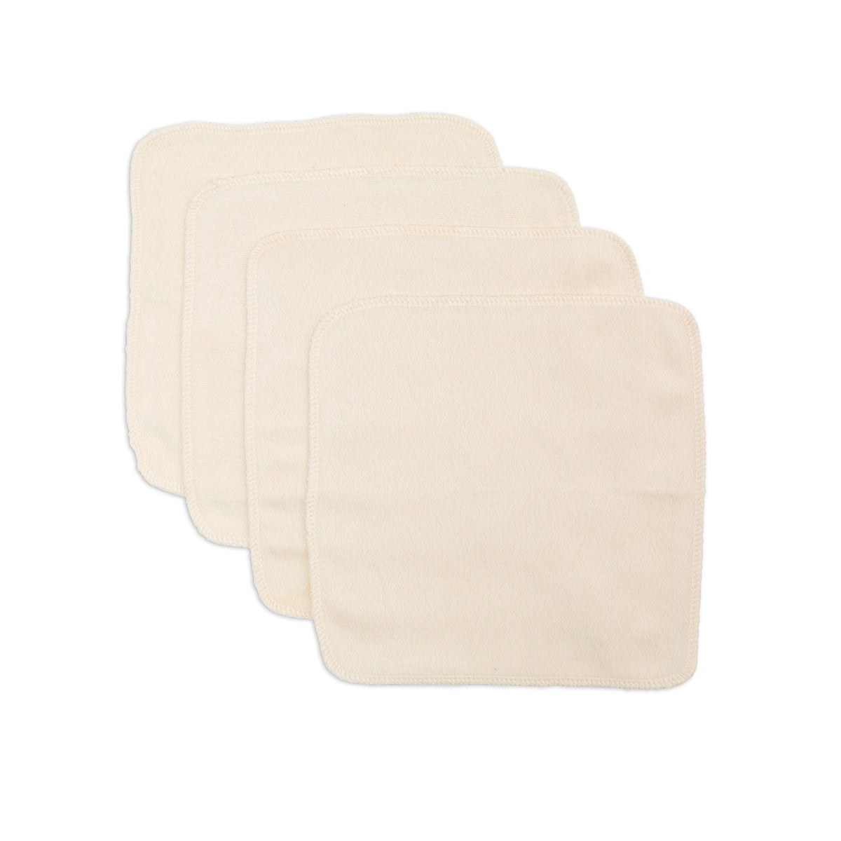 Lulujo - 4 Pack Organic Cotton Facecloths Lulujo