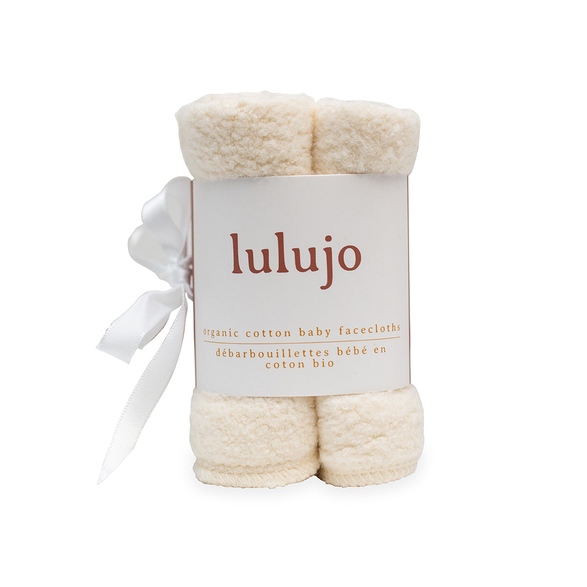 Lulujo - 4 Pack Organic Cotton Facecloths Lulujo