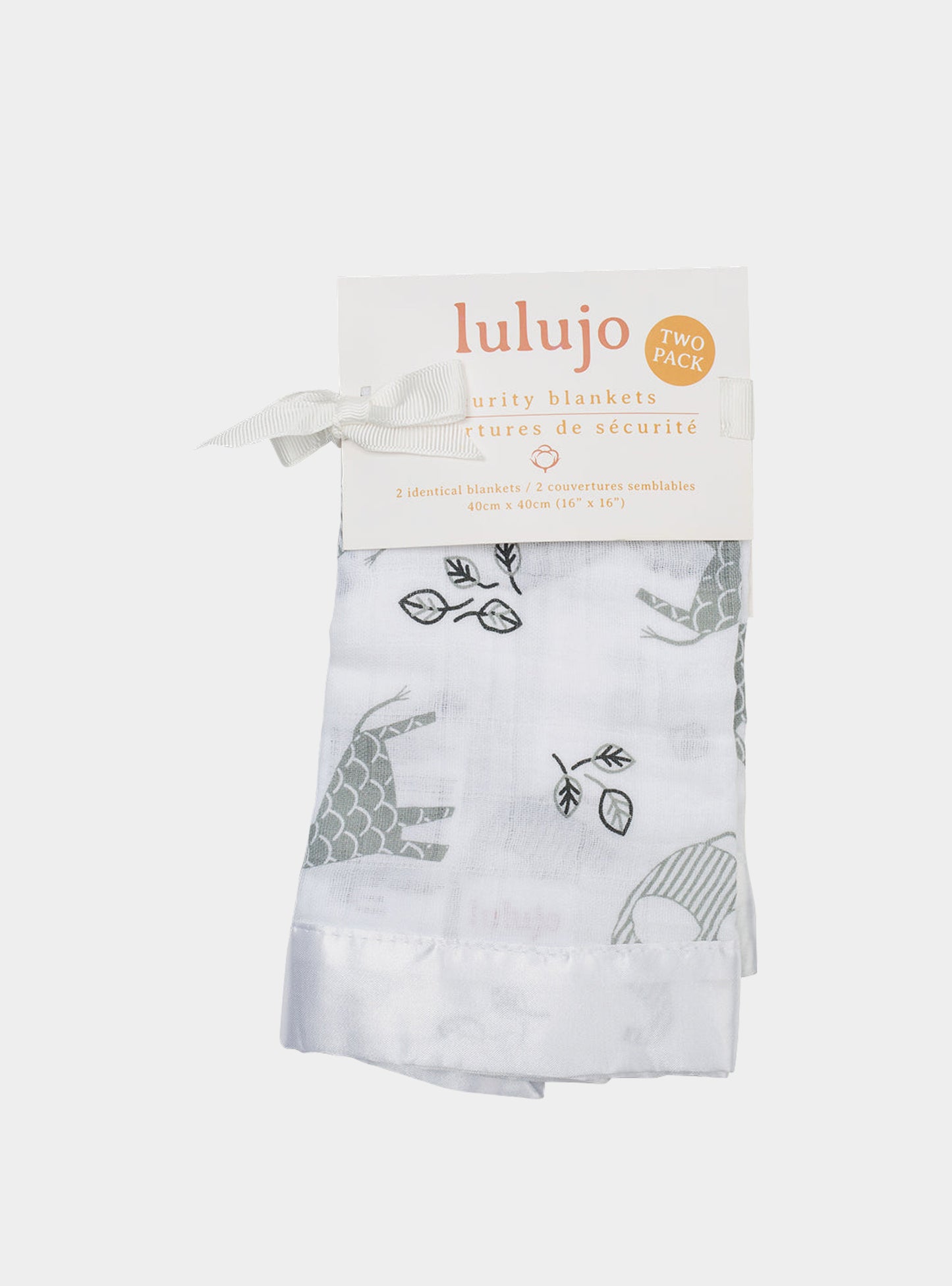 Lulujo - 2 Pack Muslin Security Comforter Blanket - Afrique Lulujo
