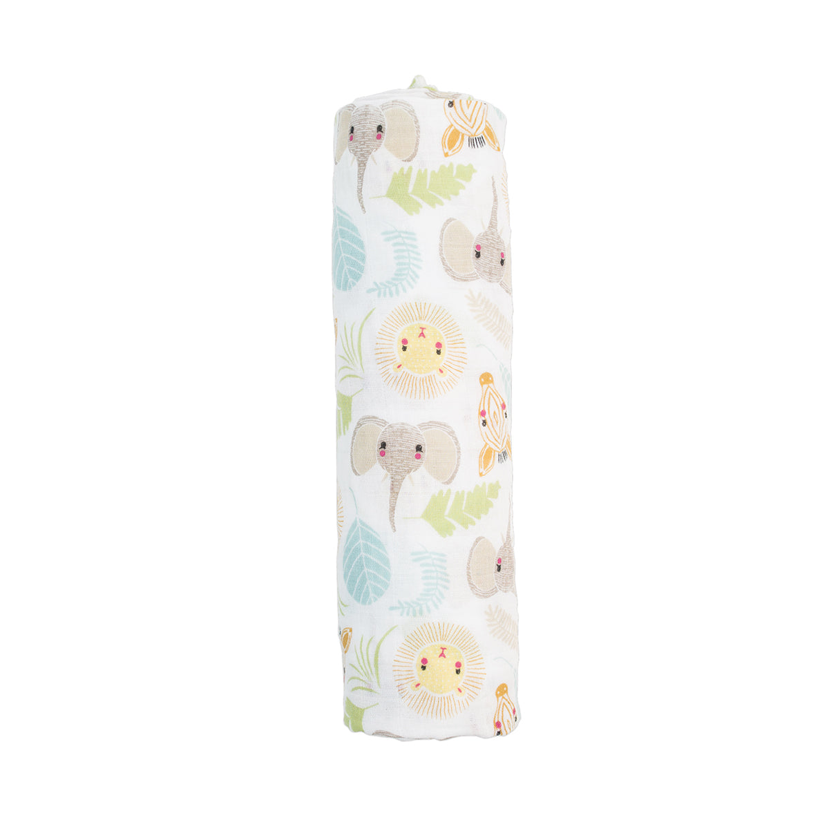 Lulujo - Muslin Swaddle - Jungle Safari (120cm x 120cm) Lulujo