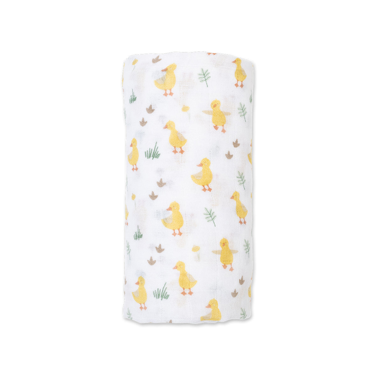 Lulujo - Muslin Swaddle - Ducks (100cm x 100cm) Lulujo