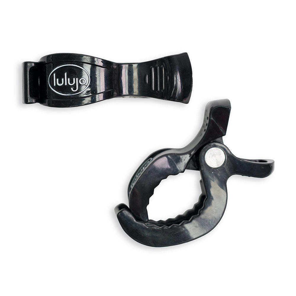 Lulujo - 2 Pack Stroller Clip - Black Lulujo