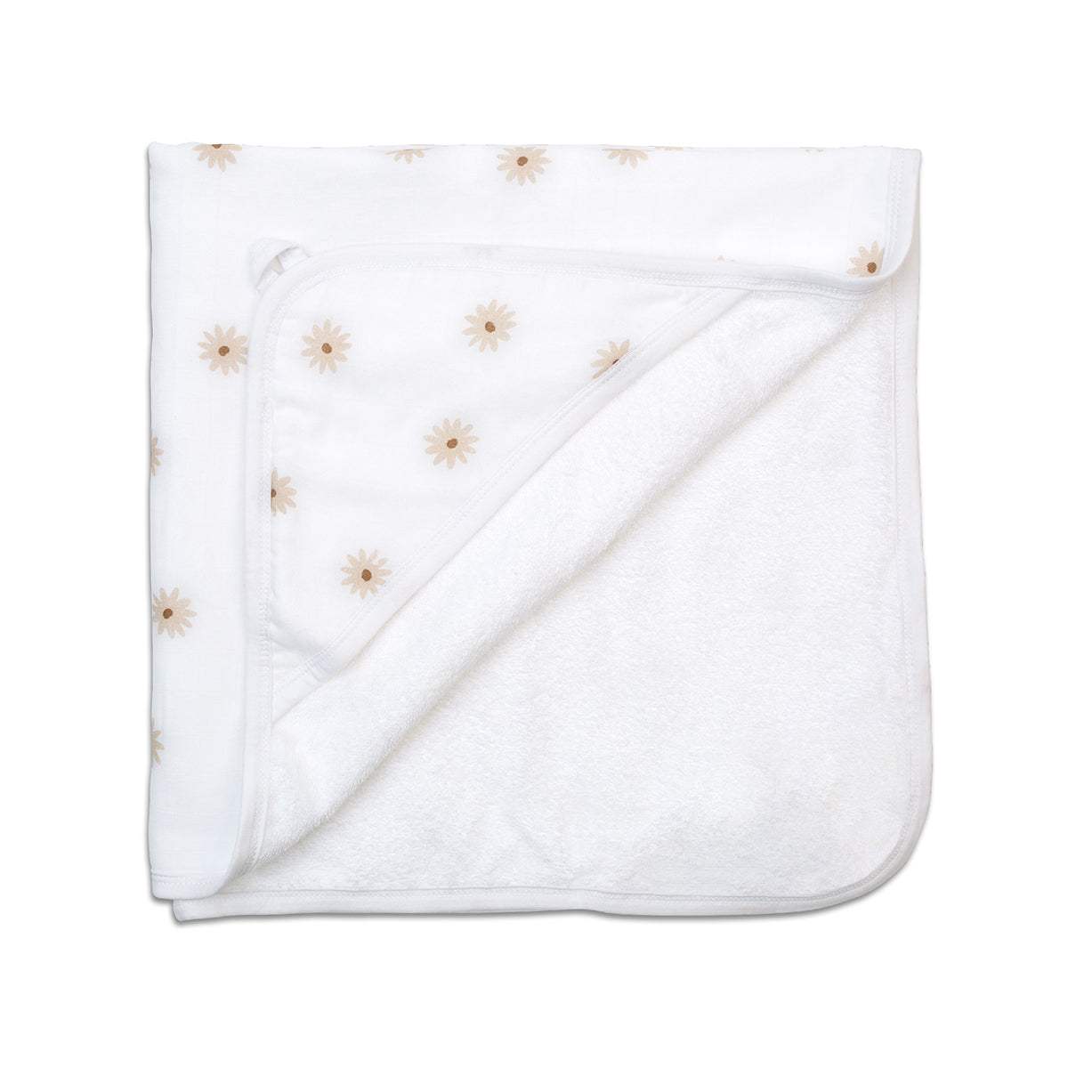 Lulujo - Hooded Towel - Daisies Lulujo