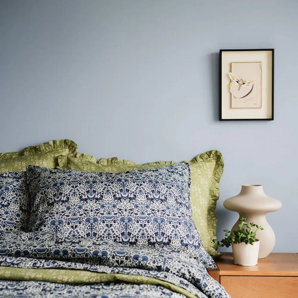 LODDEN NAVY Liberty Pillowcase Coco & Wolf