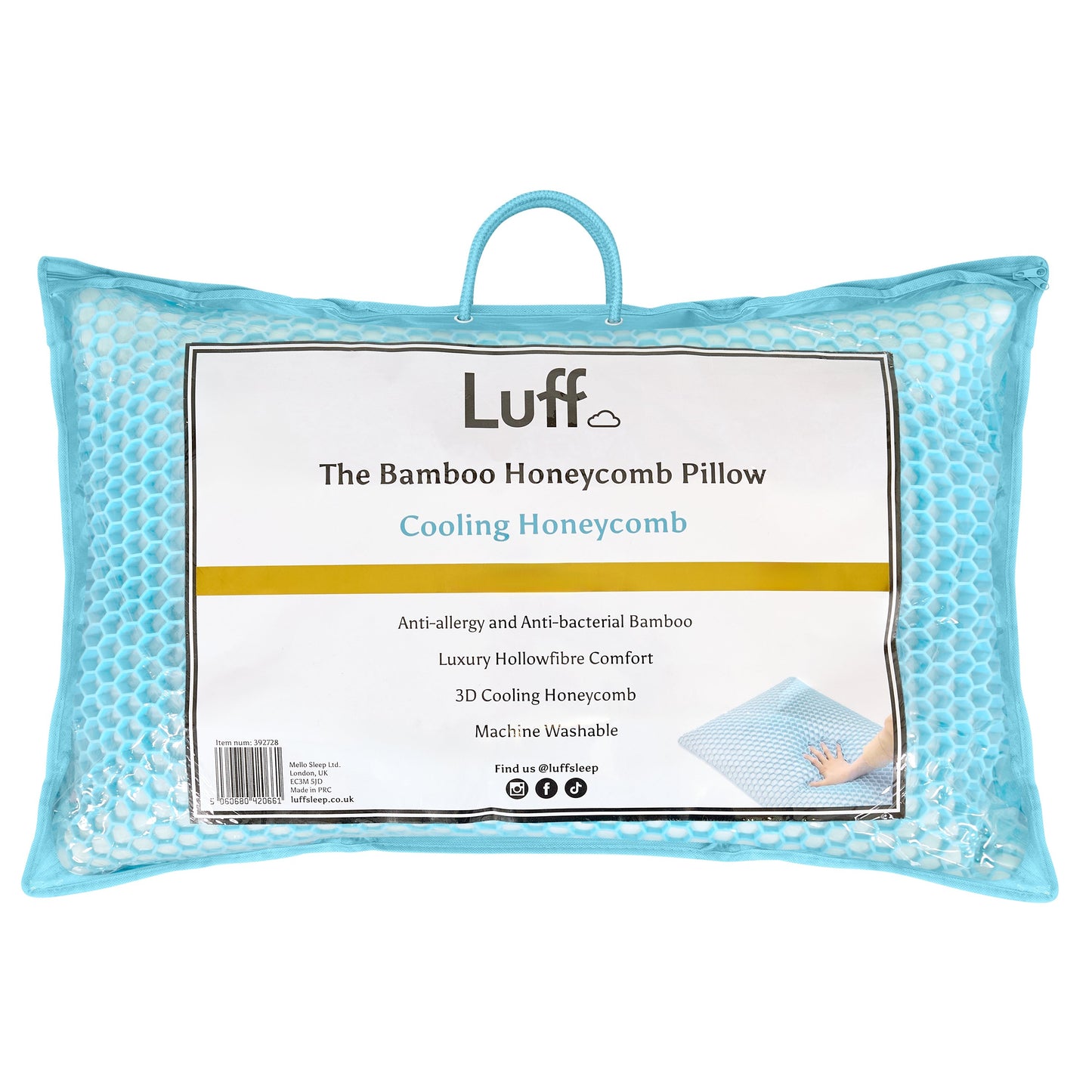 The Bamboo Honeycomb Pillow Luff Sleep