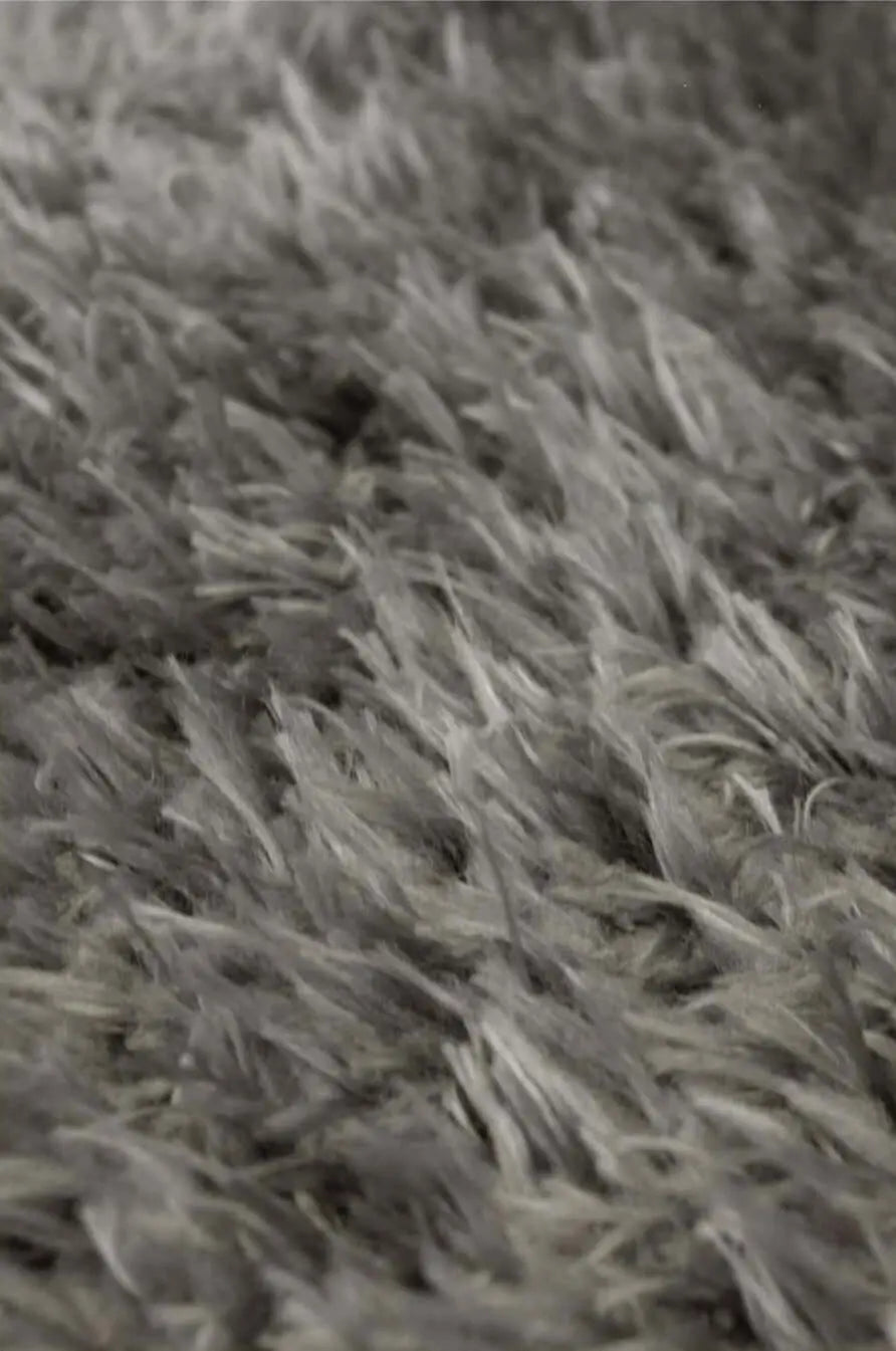 Lagom Grey Shaggy Rugs The Rugs