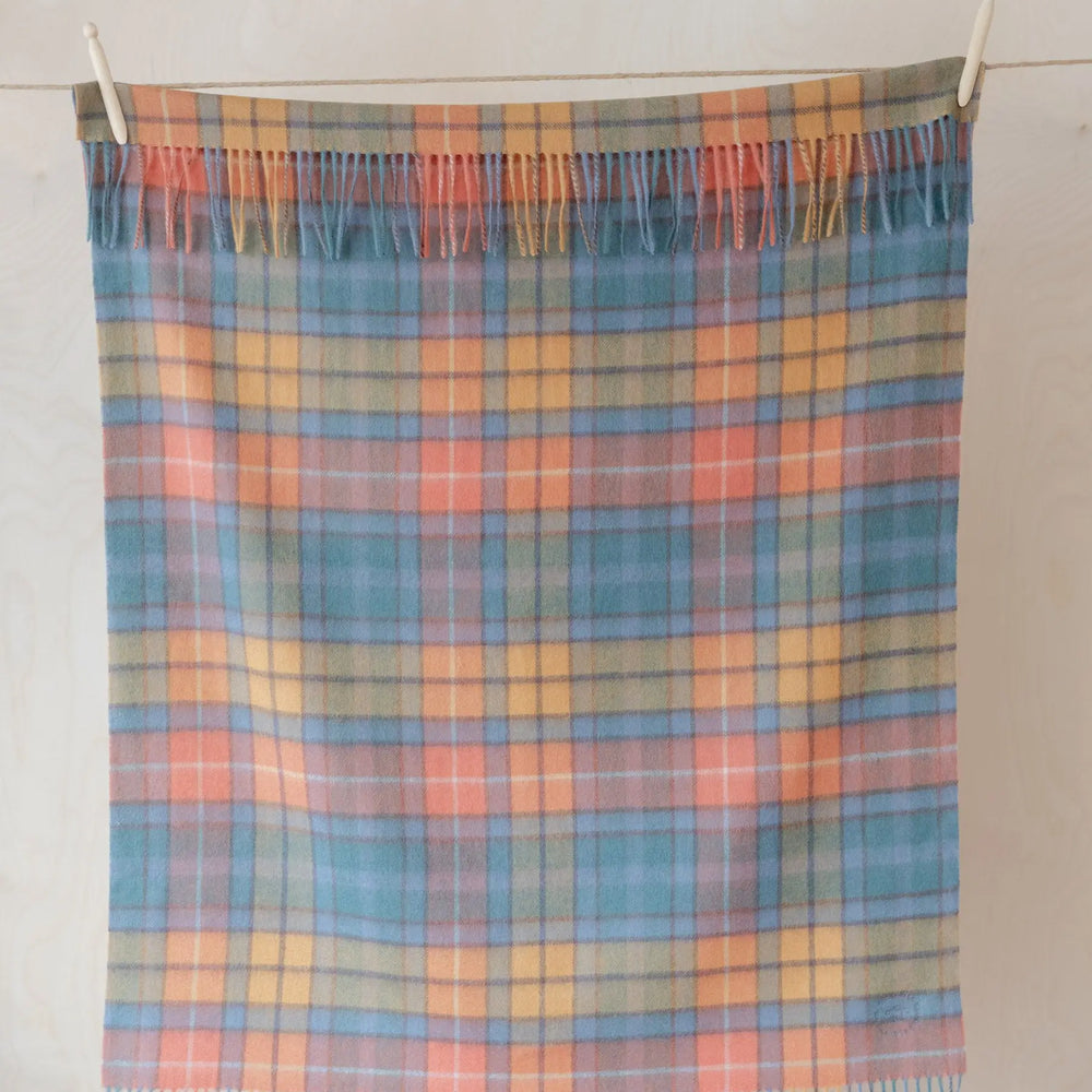 Lambswool Baby Blanket in Buchanan Antique Tartan TartanBlanketCo