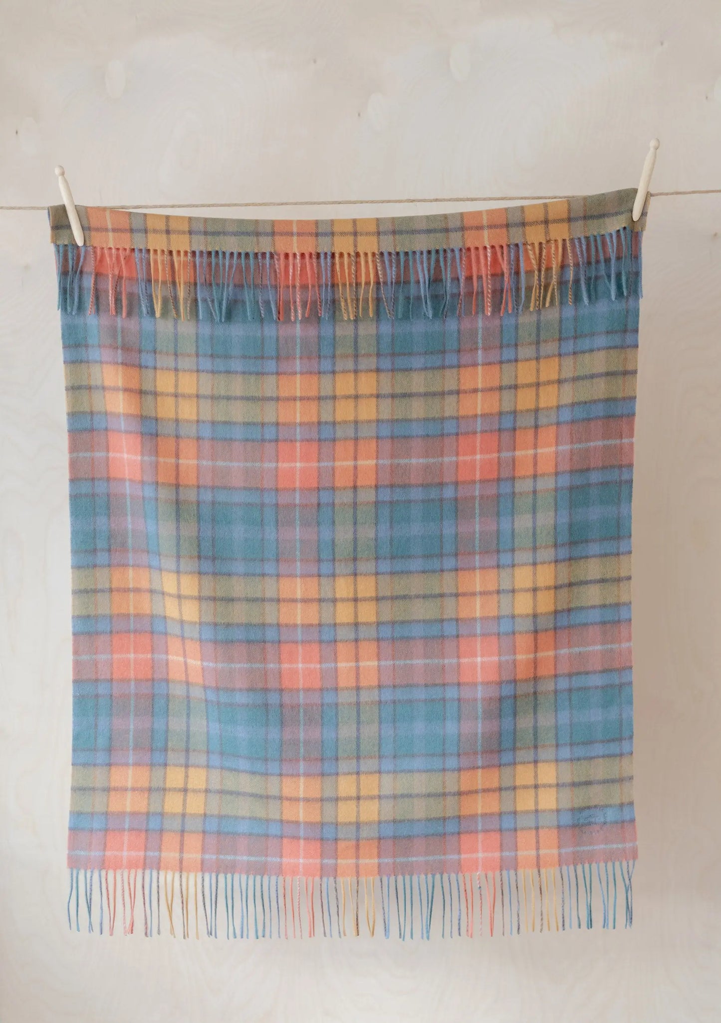 Lambswool Baby Blanket in Buchanan Antique Tartan TartanBlanketCo
