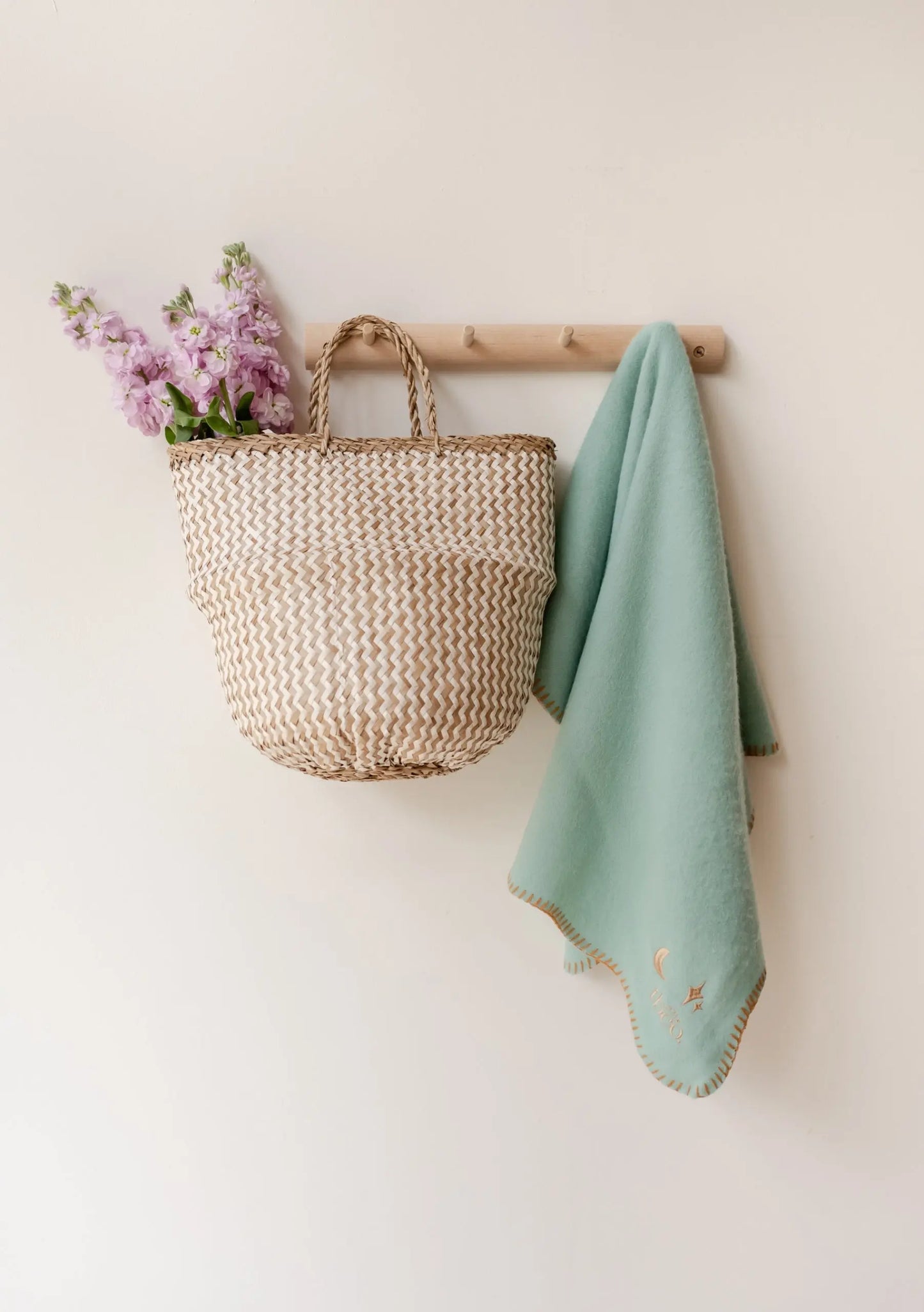 Lambswool Baby Blanket in Green Scalloped Edge TartanBlanketCo