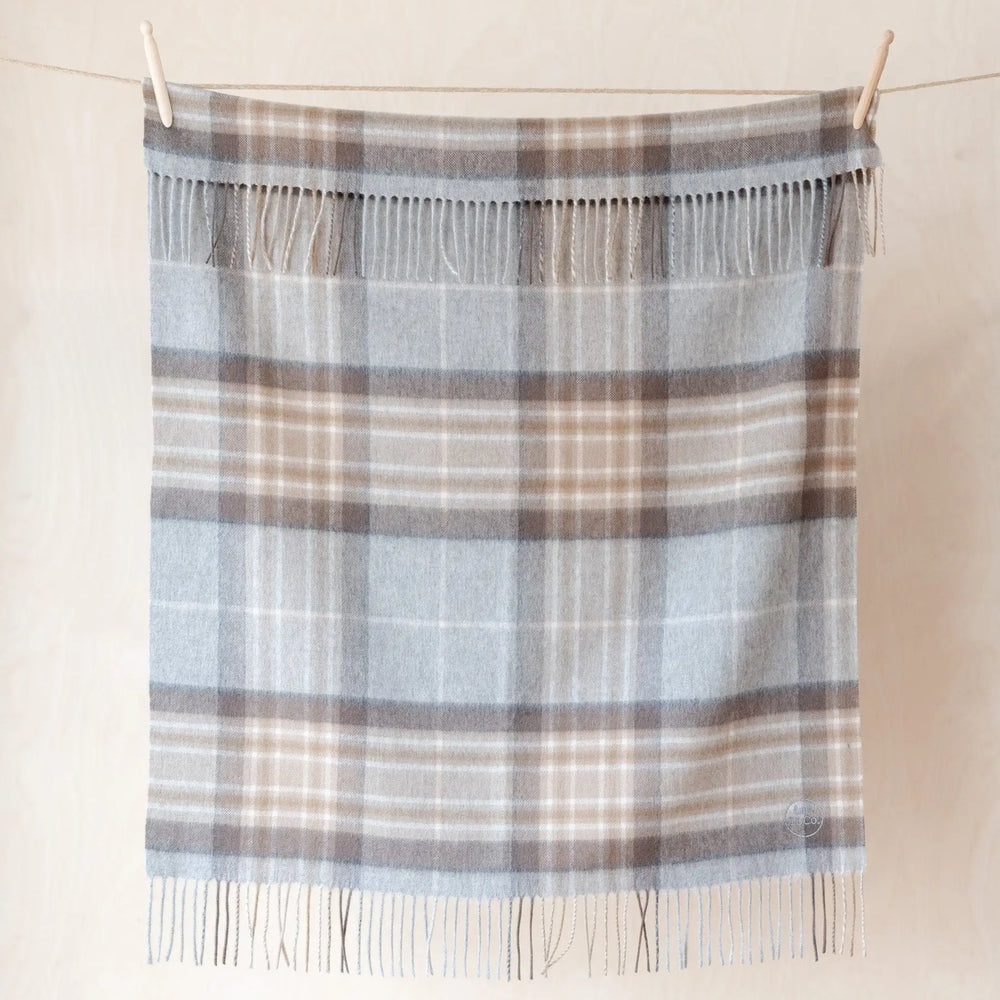 Lambswool Baby Blanket in Mackellar Tartan TartanBlanketCo