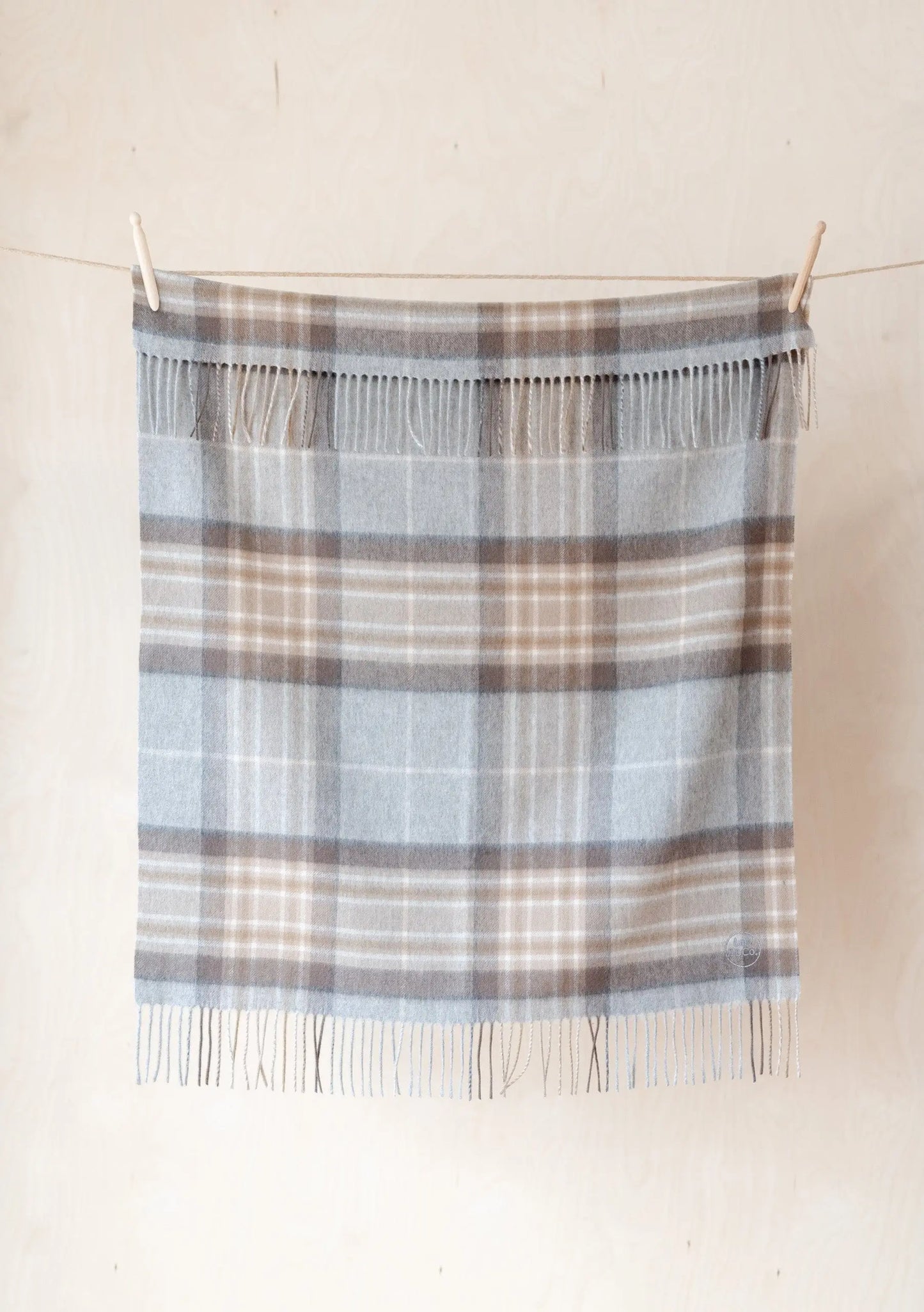 Lambswool Baby Blanket in Mackellar Tartan TartanBlanketCo