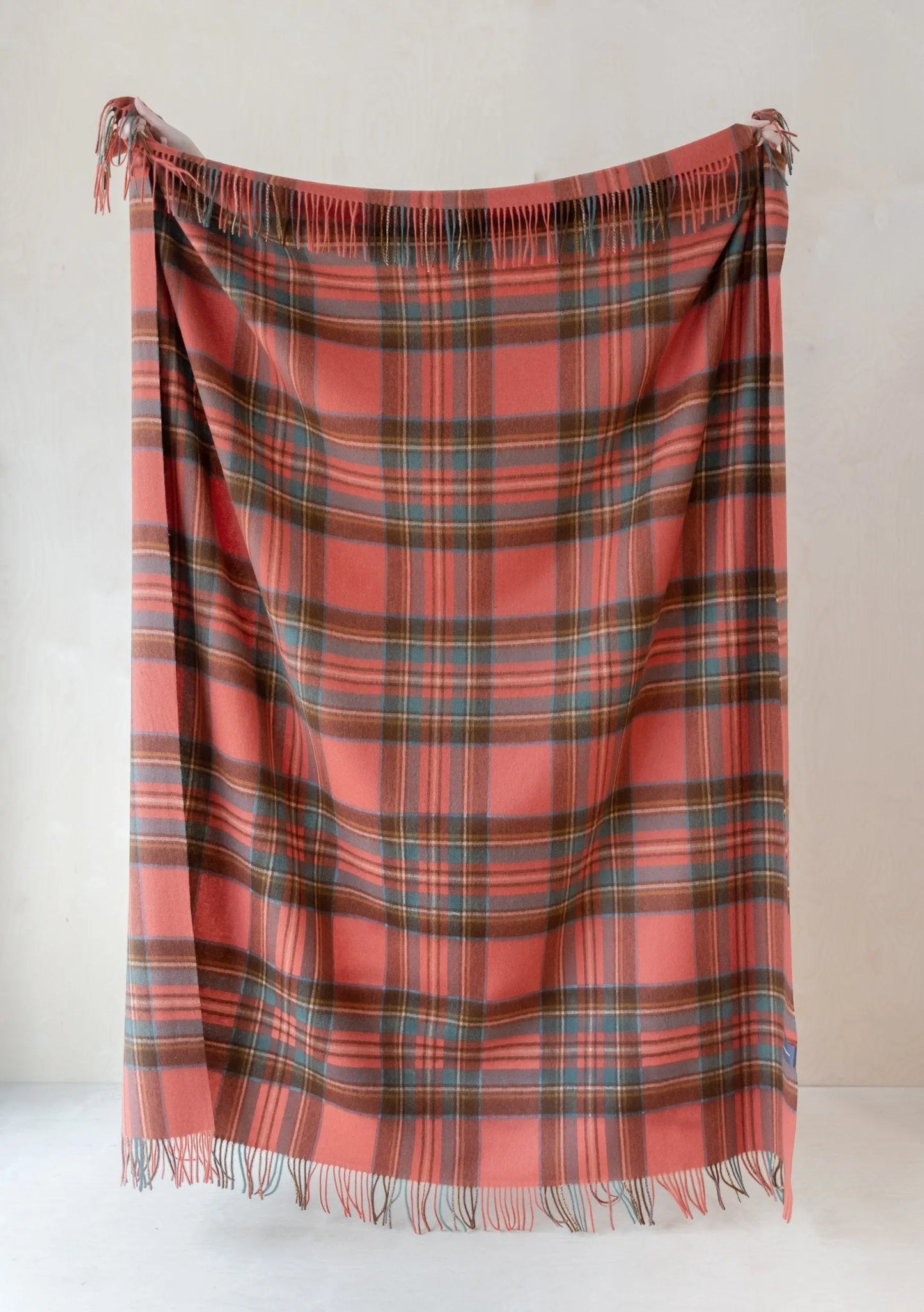 Lambswool Blanket in Stewart Royal Antique Tartan TartanBlanketCo