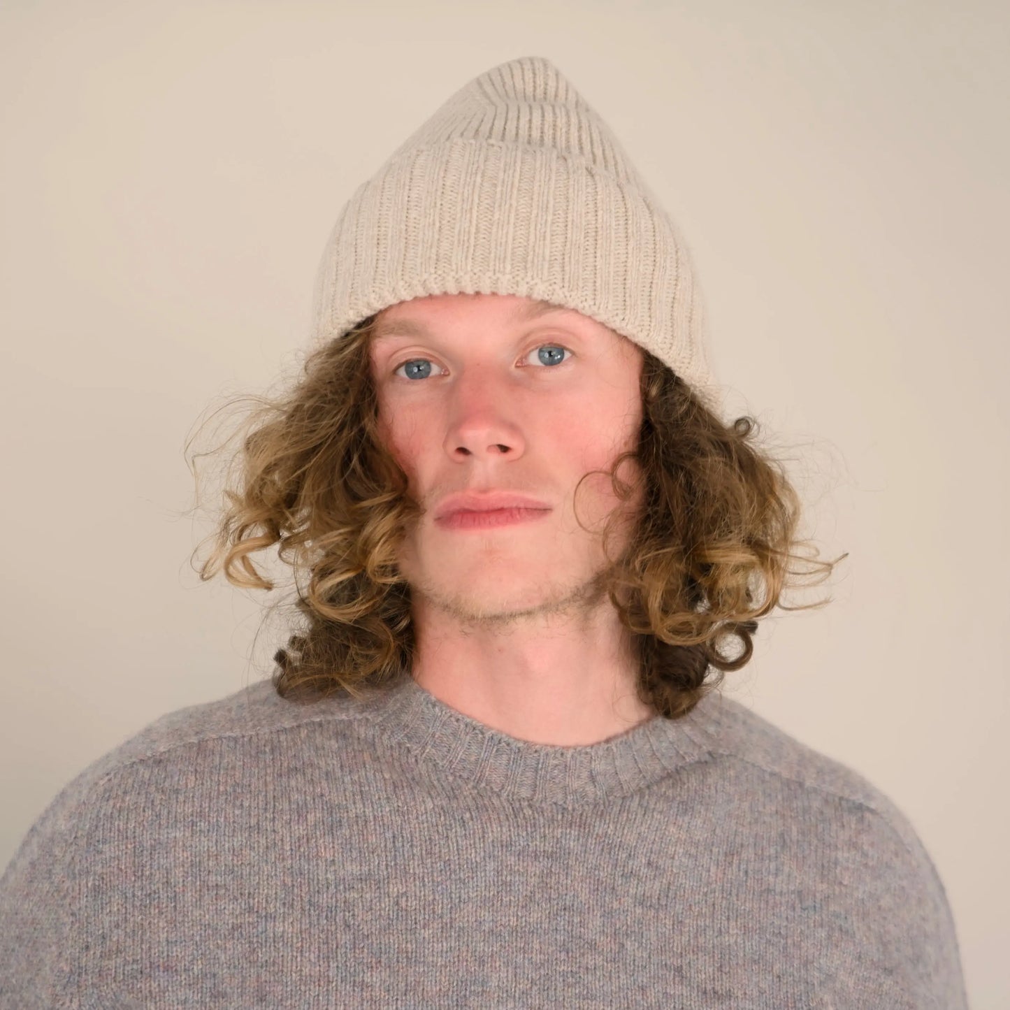 Lambswool - Furrow Hat - Linen Origin Knitwear