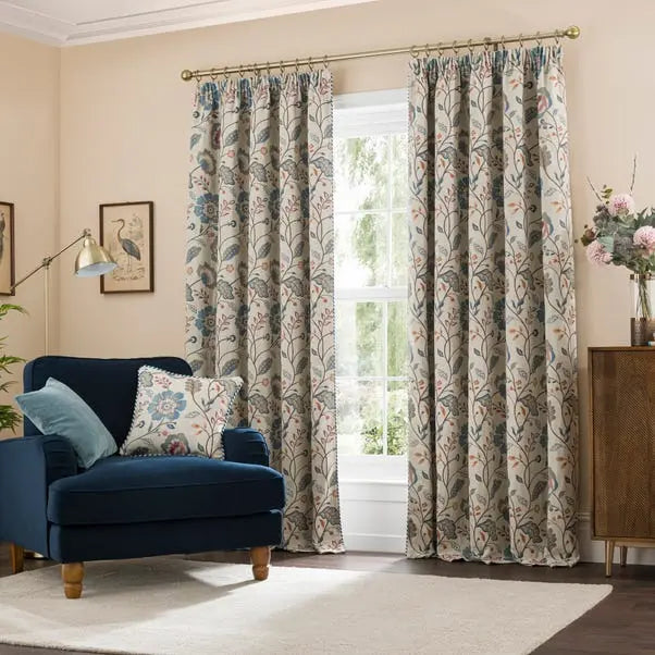 Lampasso Pencil Pleat Curtains Dunelm