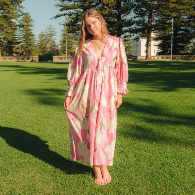 Lara Front Bow Tie Dress Naree Clothing