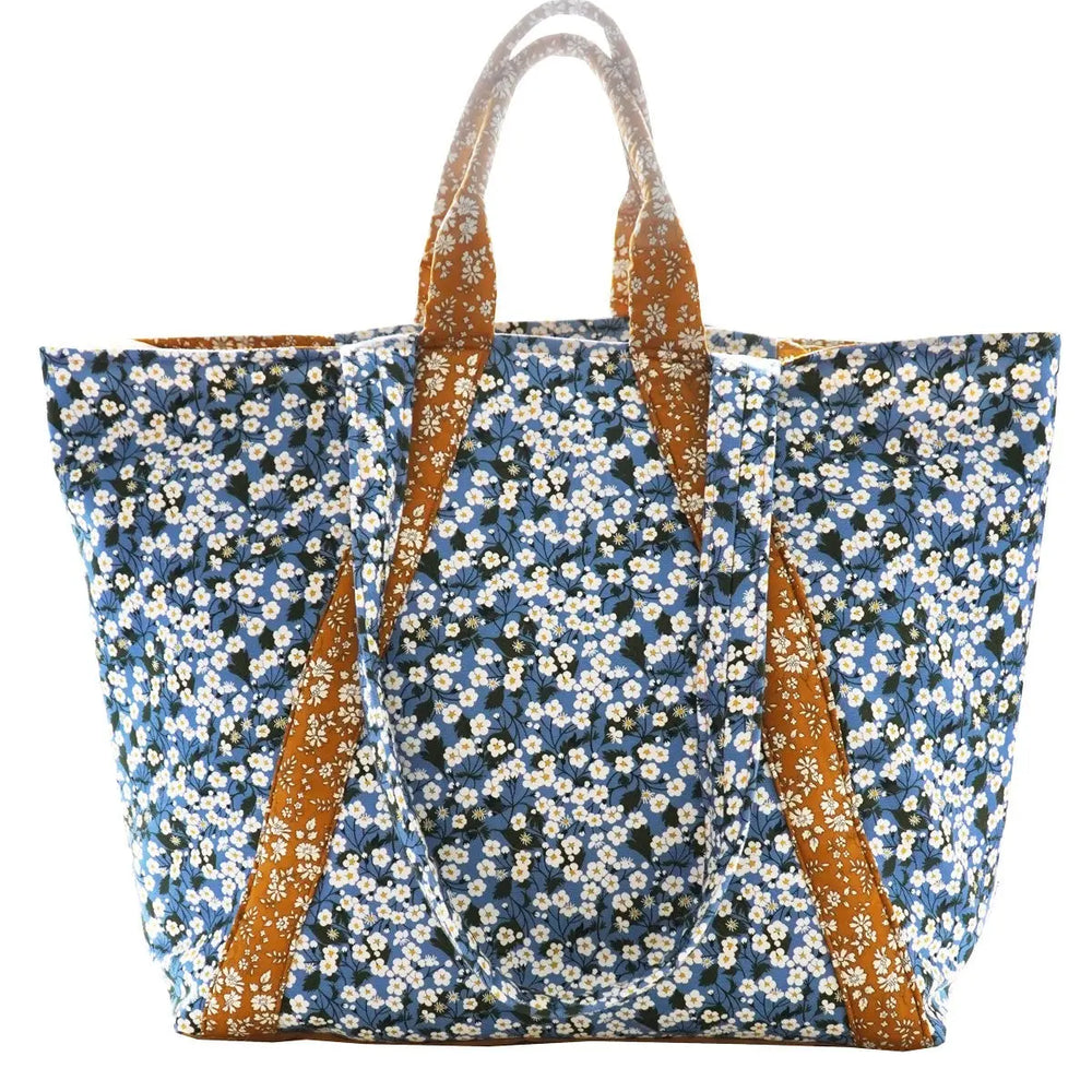 Large Canvas Tote Bag Made With Liberty Fabric MITSI & CAPEL Coco & Wolf