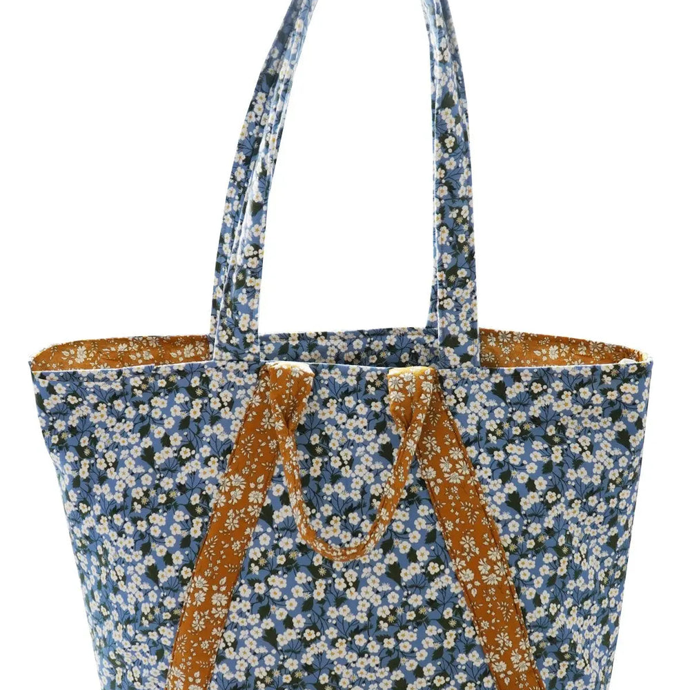 Large Canvas Tote Bag Made With Liberty Fabric MITSI & CAPEL Coco & Wolf