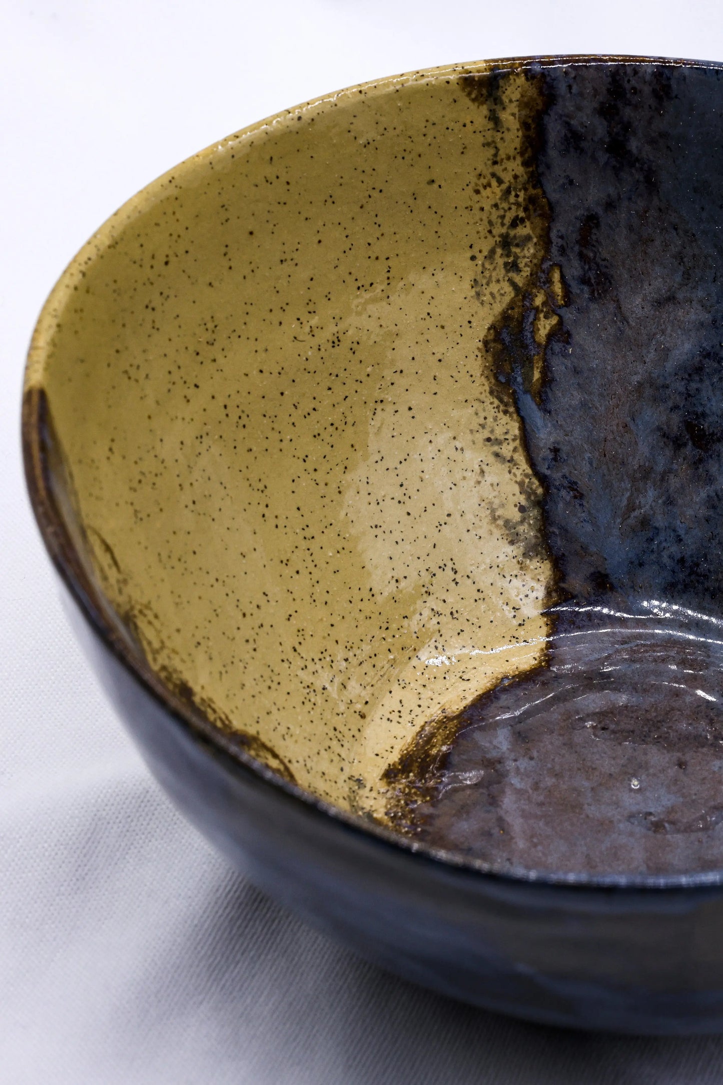 Large Indigo Clay Shore Handmade Ceramic Stoneware Dinner Bowl Ribera Handmade Ceramics