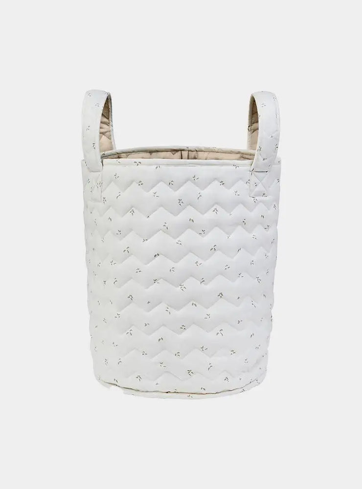 Large Quilted Storage Basket - Nettle Scatter Avery Row